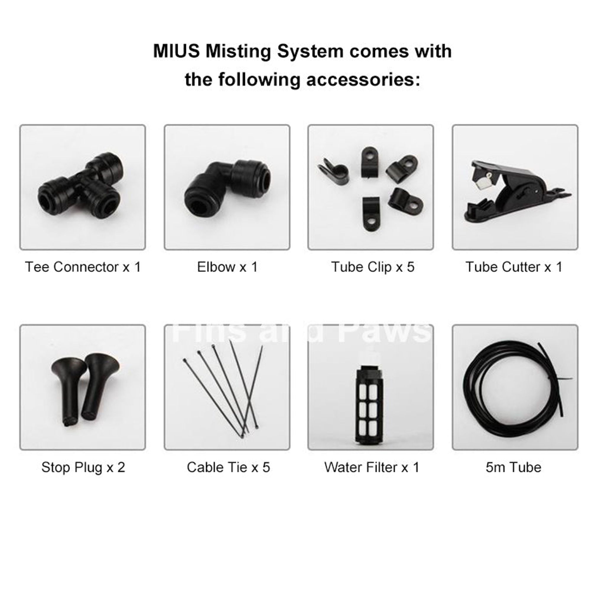 [Mius] Rainforest Terrarium MINI Misting Set (Up to 6 Nozzles)