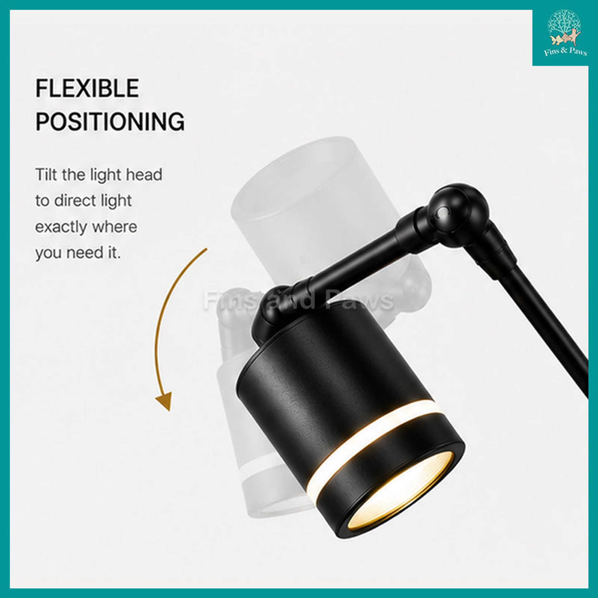 [Raw Elements] Coco Designer Pendent LED with Stand for Aquariums Fish Tanks (from 20cm - 45cm)