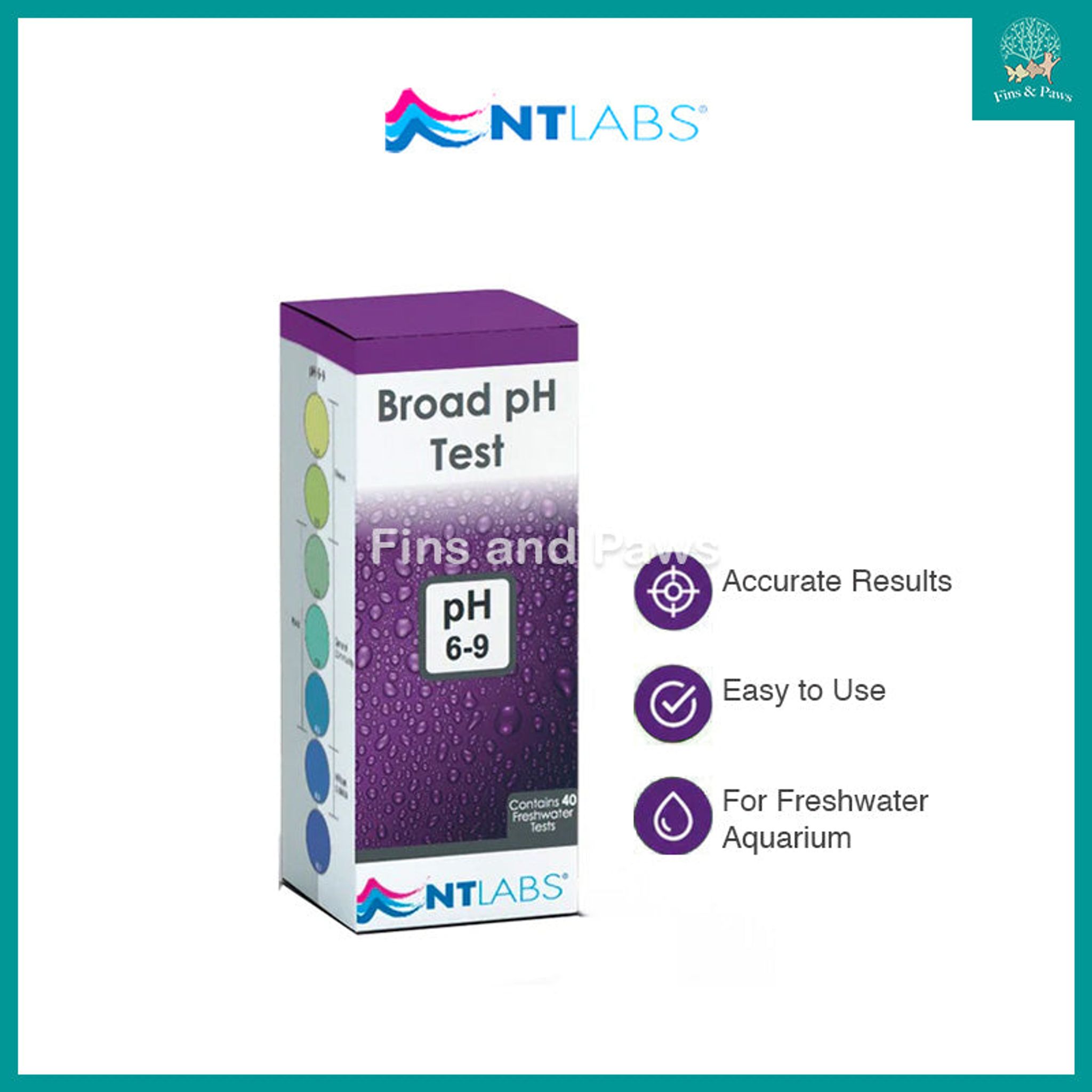 [NT Labs] Broad Range pH Test Kit for Aquarium
