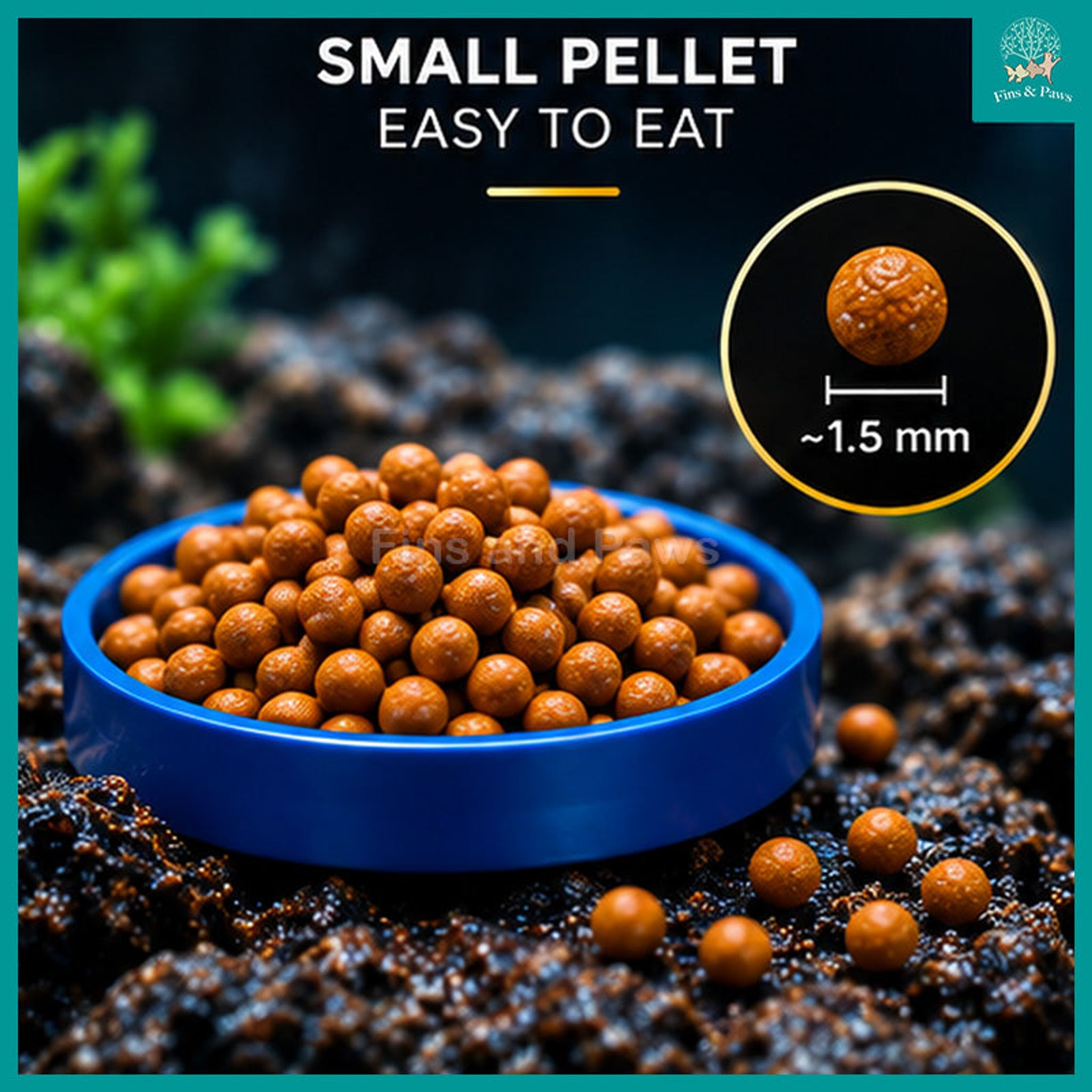 [Relive] Flower Horn Luohan Cichlids Color and Growth Floating Pellet Fish Feed 100g