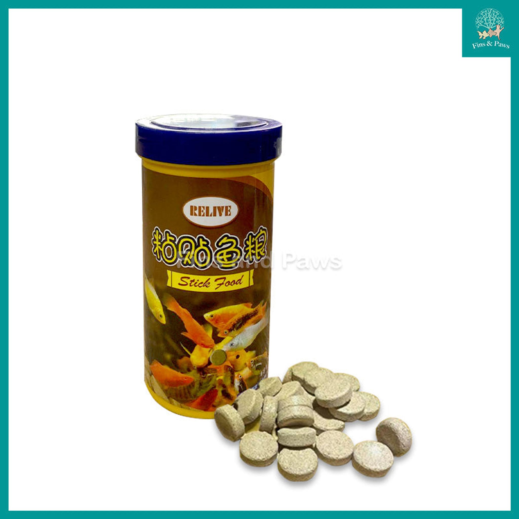 [Relive] Stick Food – Sticky Tablets Aquarium Fish Feed