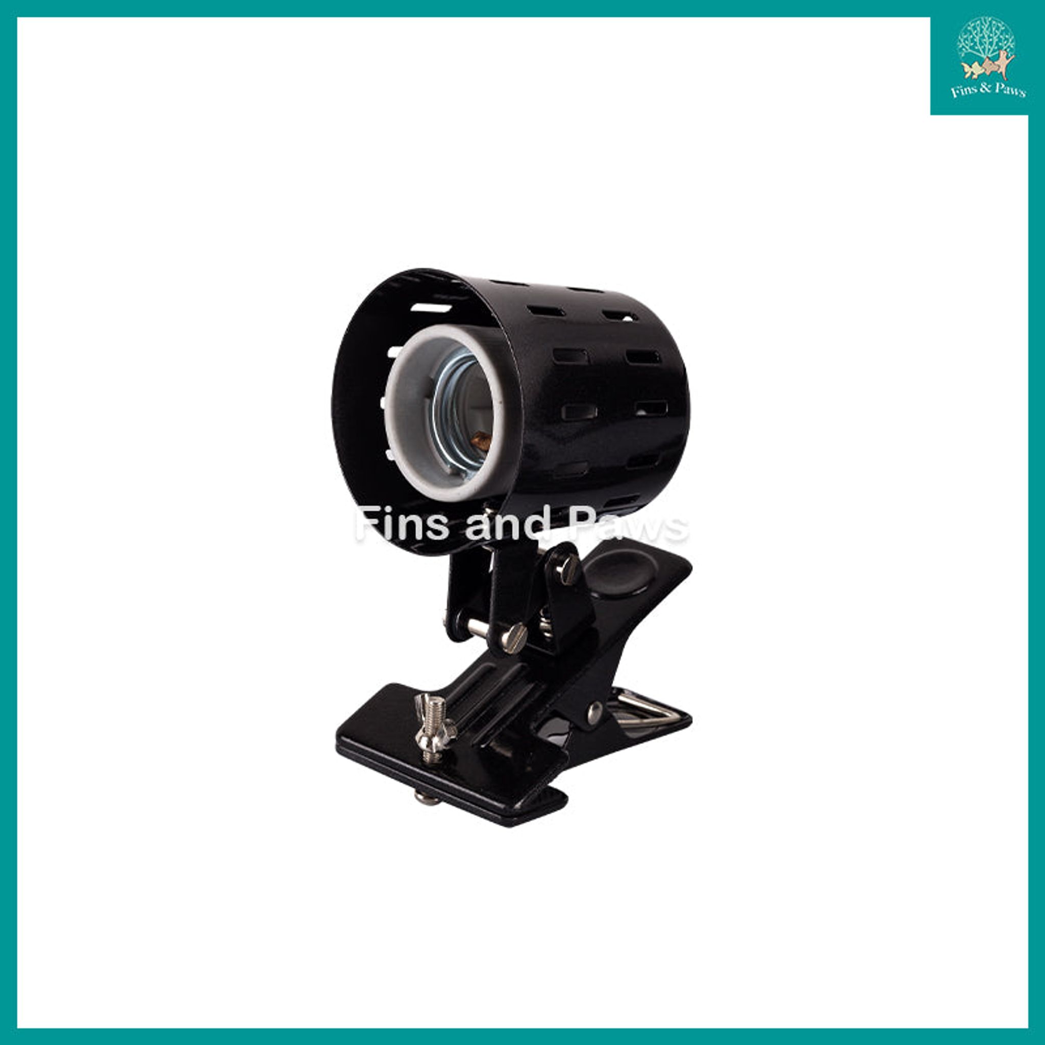 [ReptiZoo] 360 Degrees Rotation Clip Reptile Lamp Fixture (up to 150W)