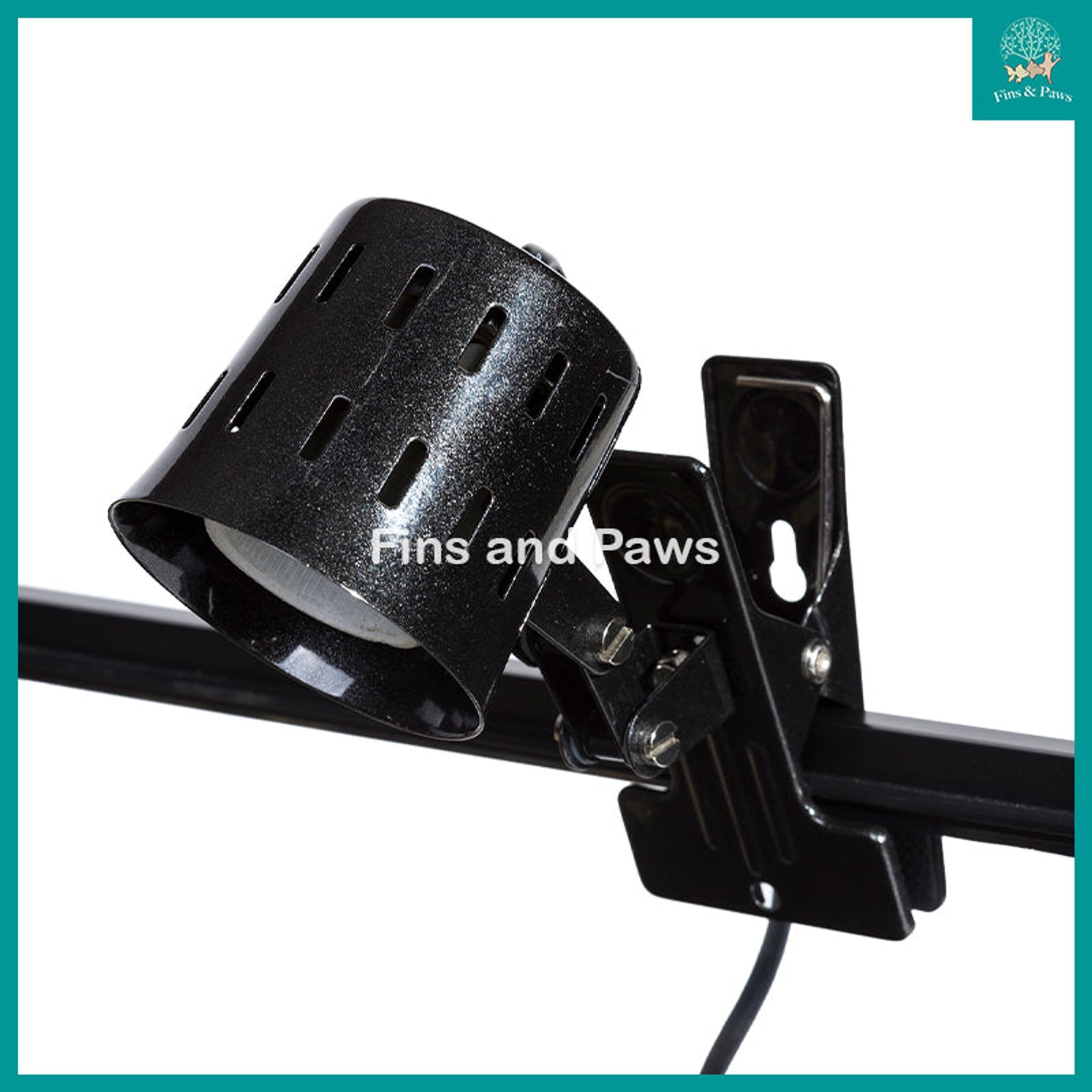 [ReptiZoo] 360 Degrees Rotation Clip Reptile Lamp Fixture (up to 150W)