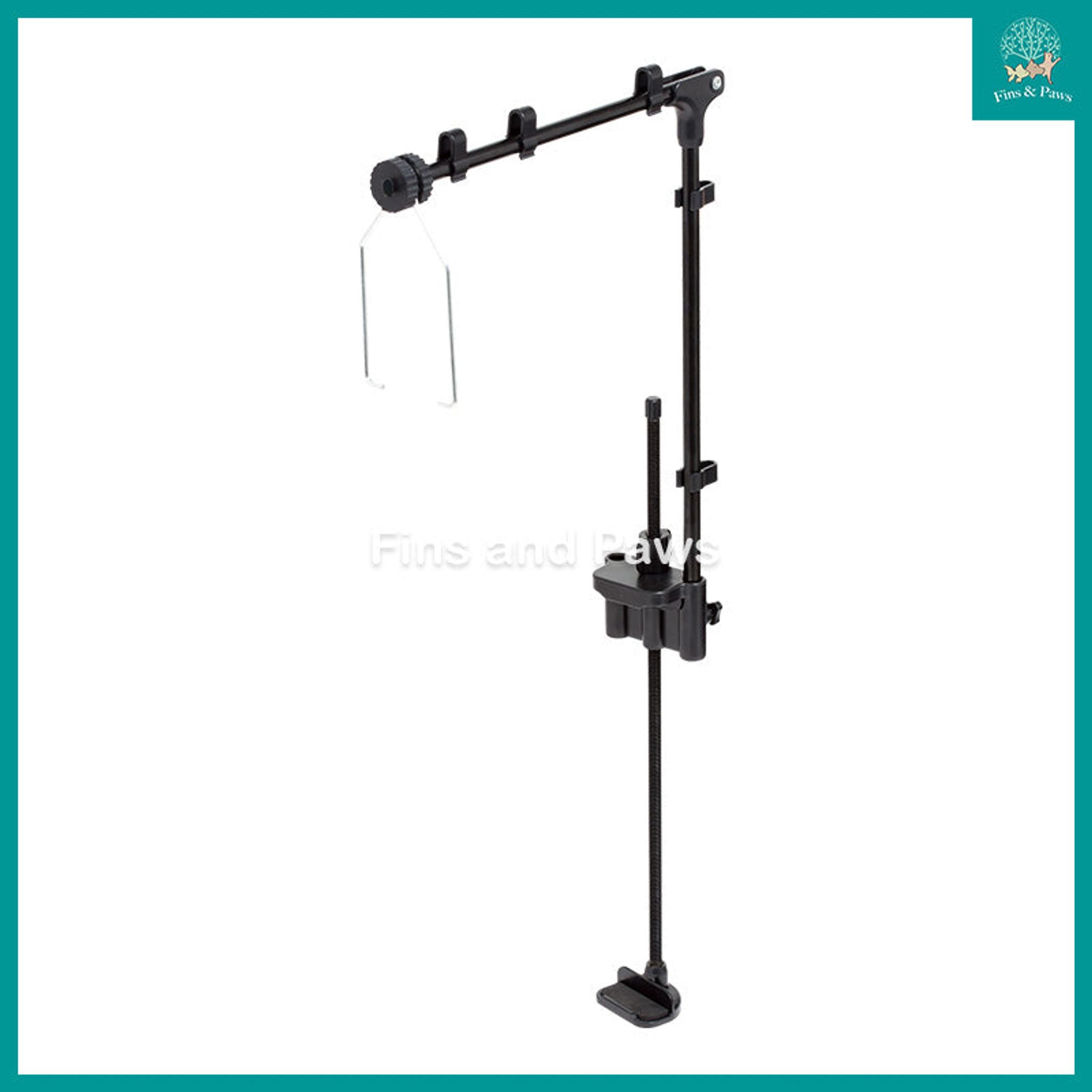 [ReptiZoo] Adjustable Dome Lamp Bracket Stand (Up to 60cm Tall Reptile or Turtle Tanks)