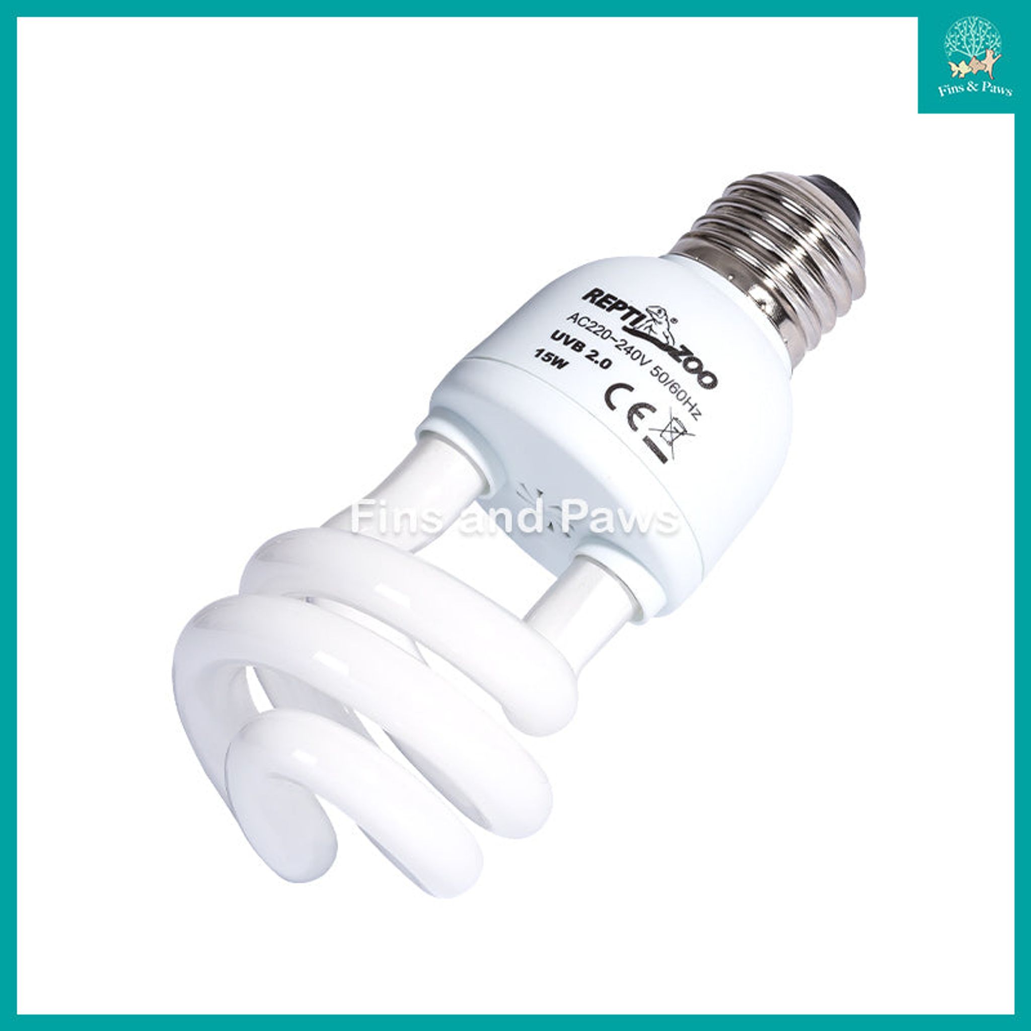 [ReptiZoo] Daylight Fluorescent Reptile Lamp UVA and UVB 2.0 15w / 26w