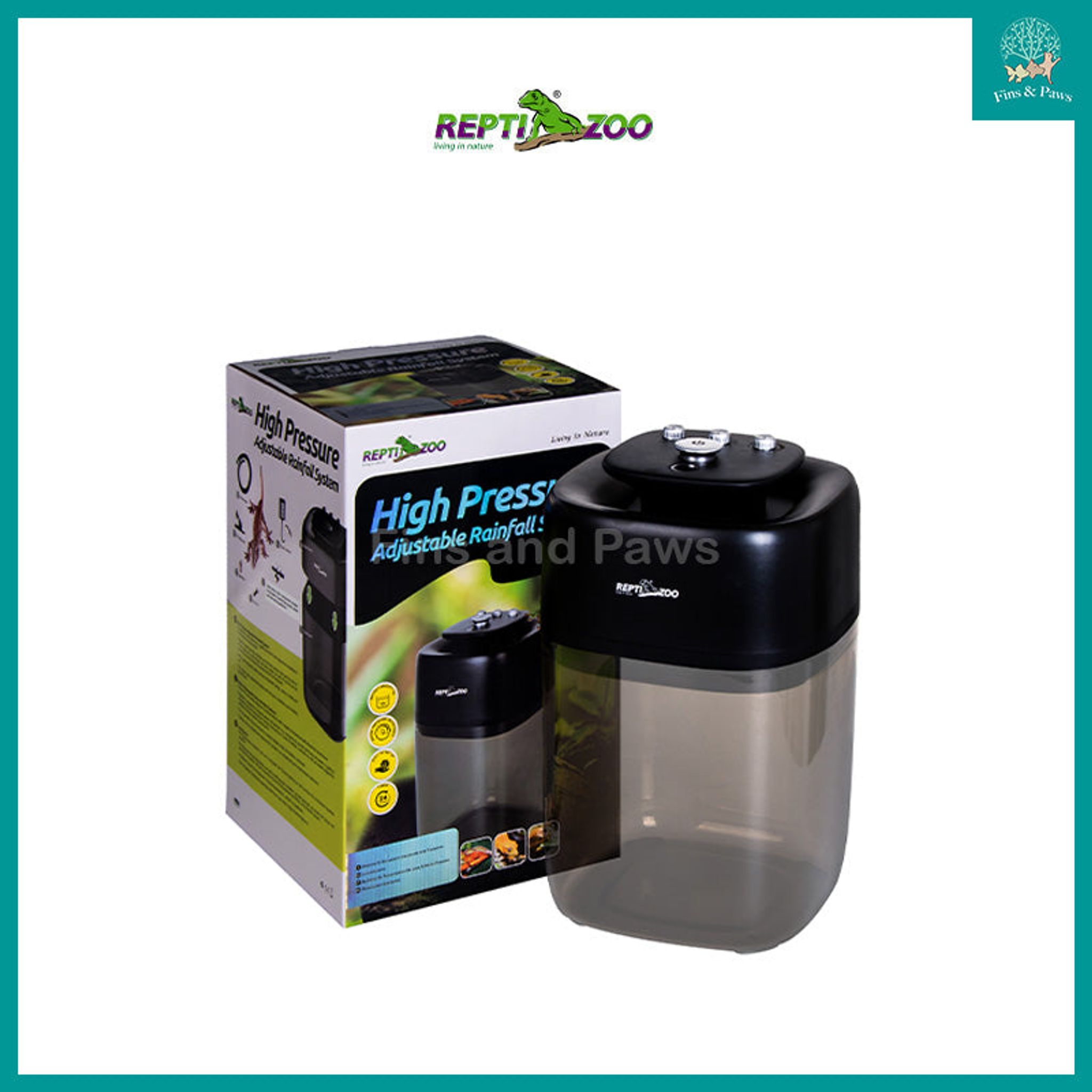 [ReptiZoo] High Pressure Adjustable Rainfall Misting 10L System for Plants, Paludarium, Terrarium and Moss. (TR04 - Up to 8 Nozzles, TR05 - Up to 20 Nozzles)