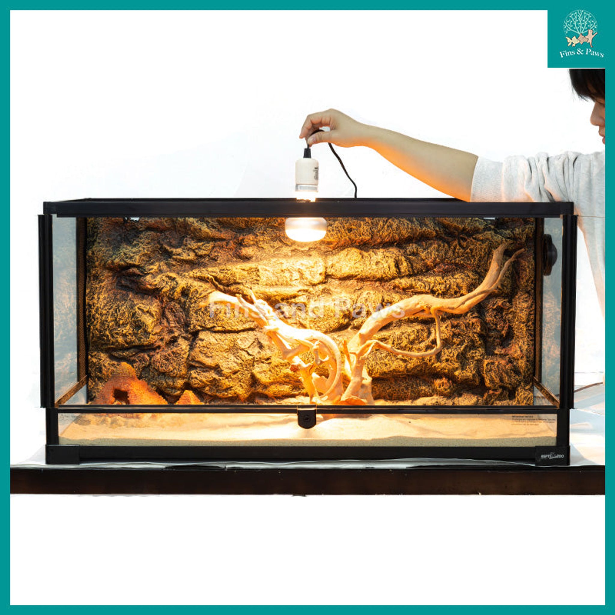 [ReptiZoo] Intense Basking Spot UVA and Heat Bulb 50W / 100W for Reptiles