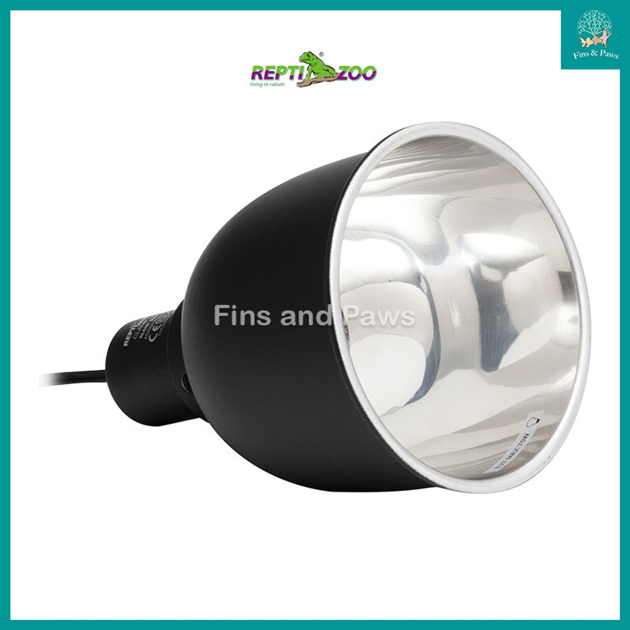 [ReptiZoo] Reflecting Dome Lamp Fixture 5.5" (Deep Version) for Turtle / Terrarium / Reptile Tank (Max 100W) RL04D