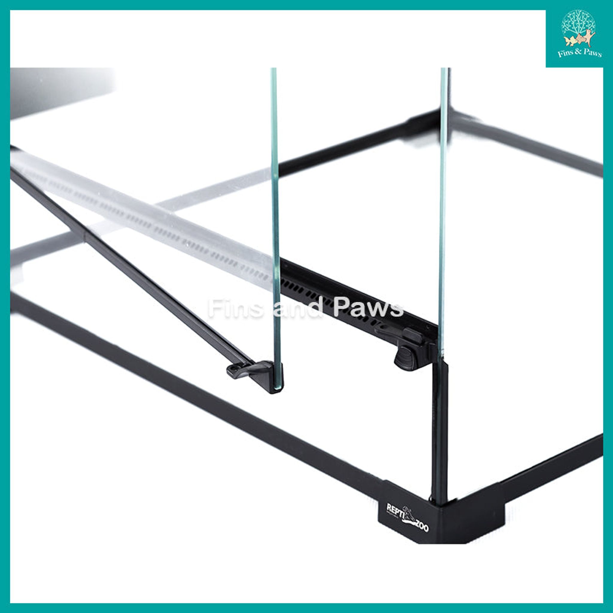 [ReptiZoo] Reptile Glass Terrarium / Paludarium Tank for Crab, Reptile, Insects and Plants (30cm / 45cm / 60cm)