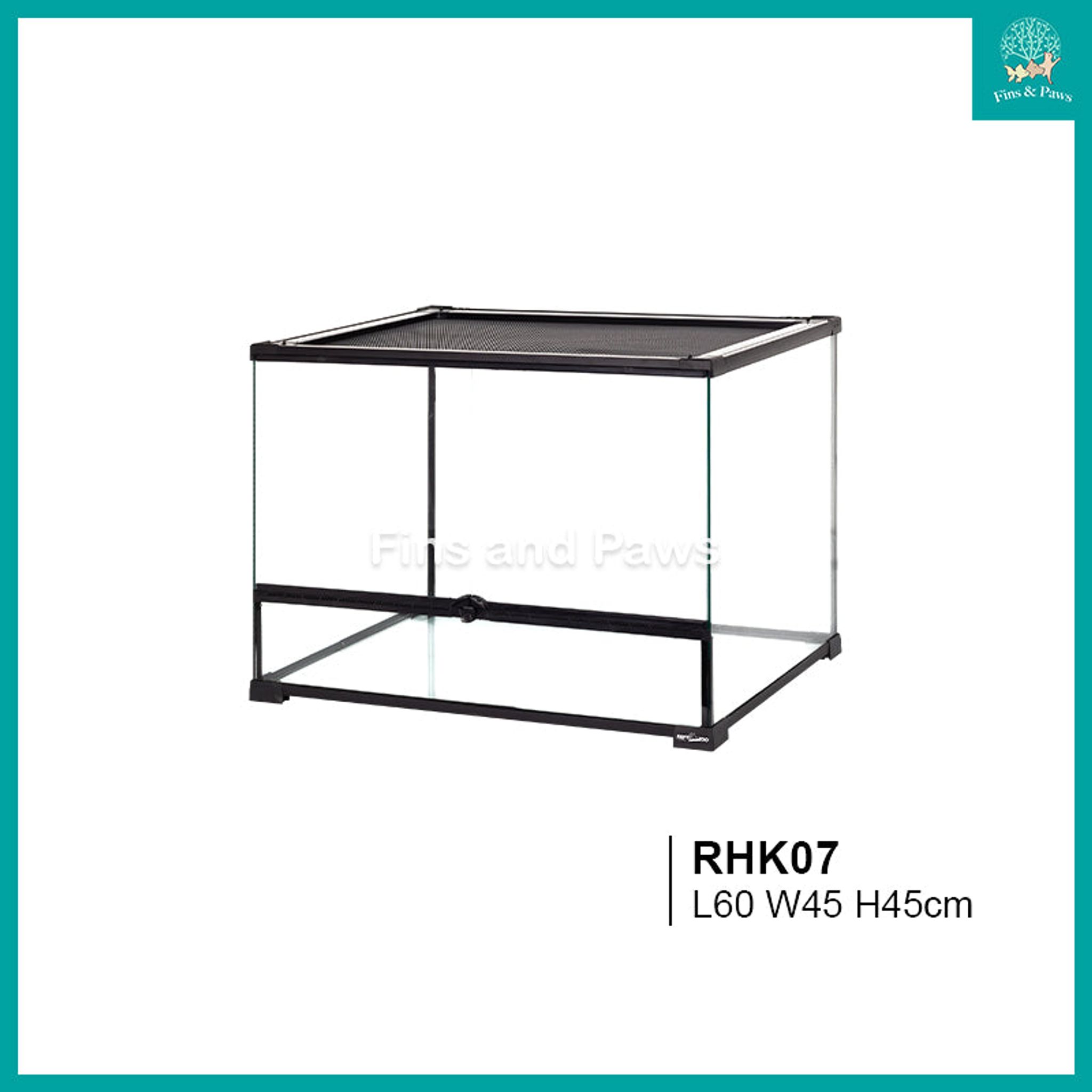 [ReptiZoo] Reptile Glass Terrarium / Paludarium Tank for Crab, Reptile, Insects and Plants (30cm / 45cm / 60cm)