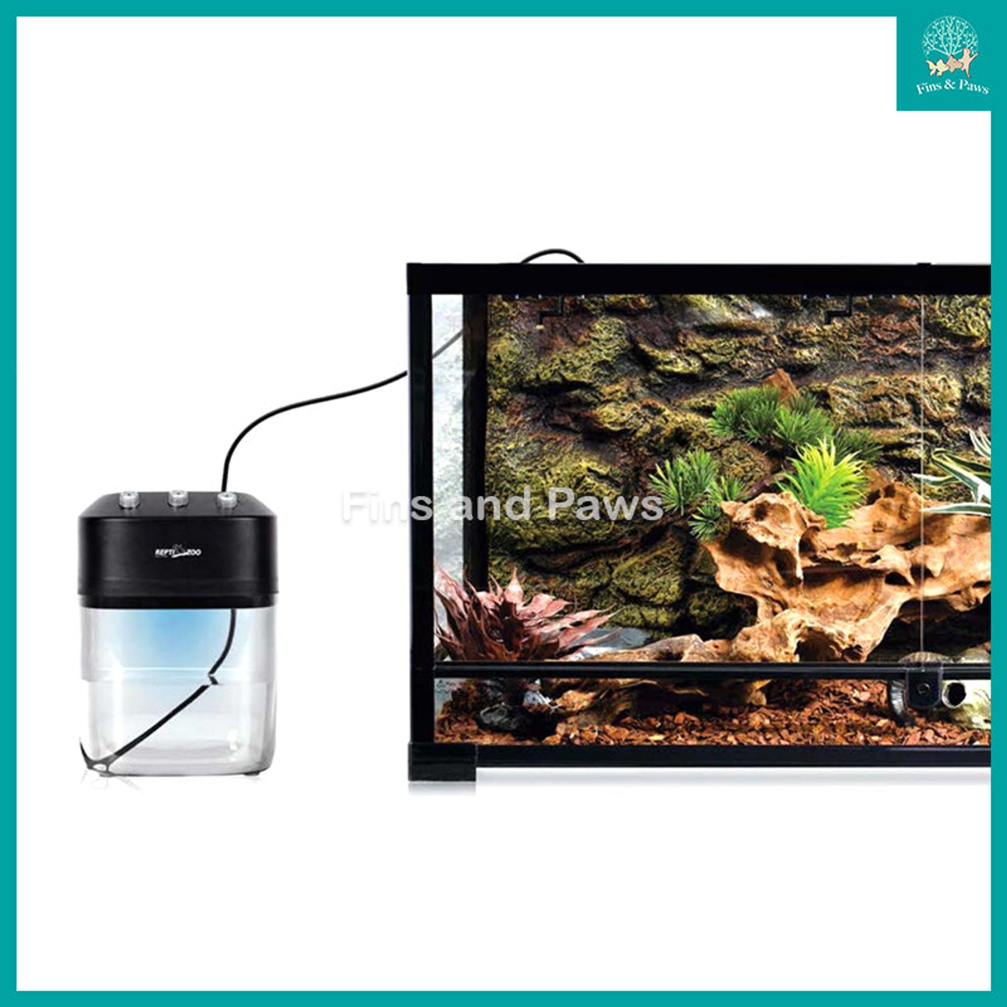 [ReptiZoo] Solo Starter Adjustable Misting System TR07 (Up to 4 Nozzles), Nozzles and Pipes included.