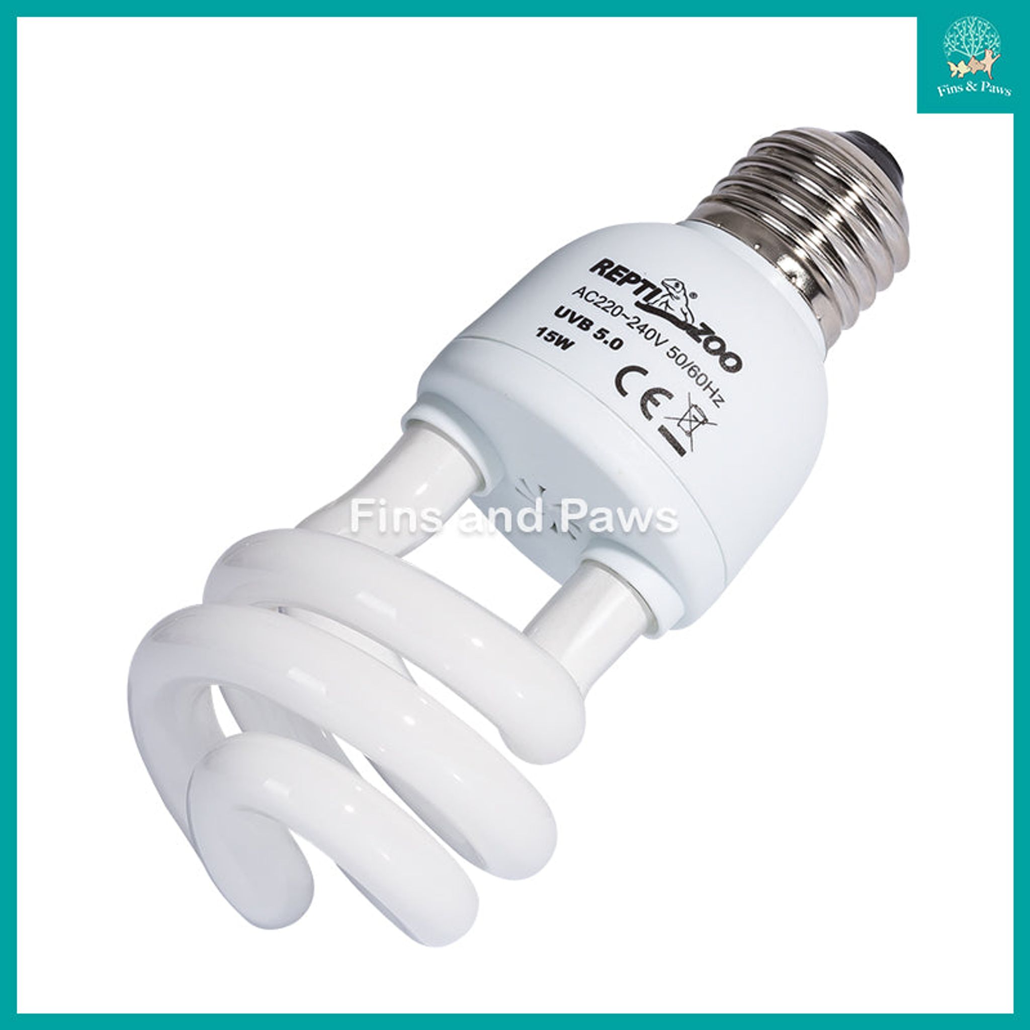 [ReptiZoo] Tropical Fluorescent Reptile Lamp UVA and UVB 5.0 15w / 26w
