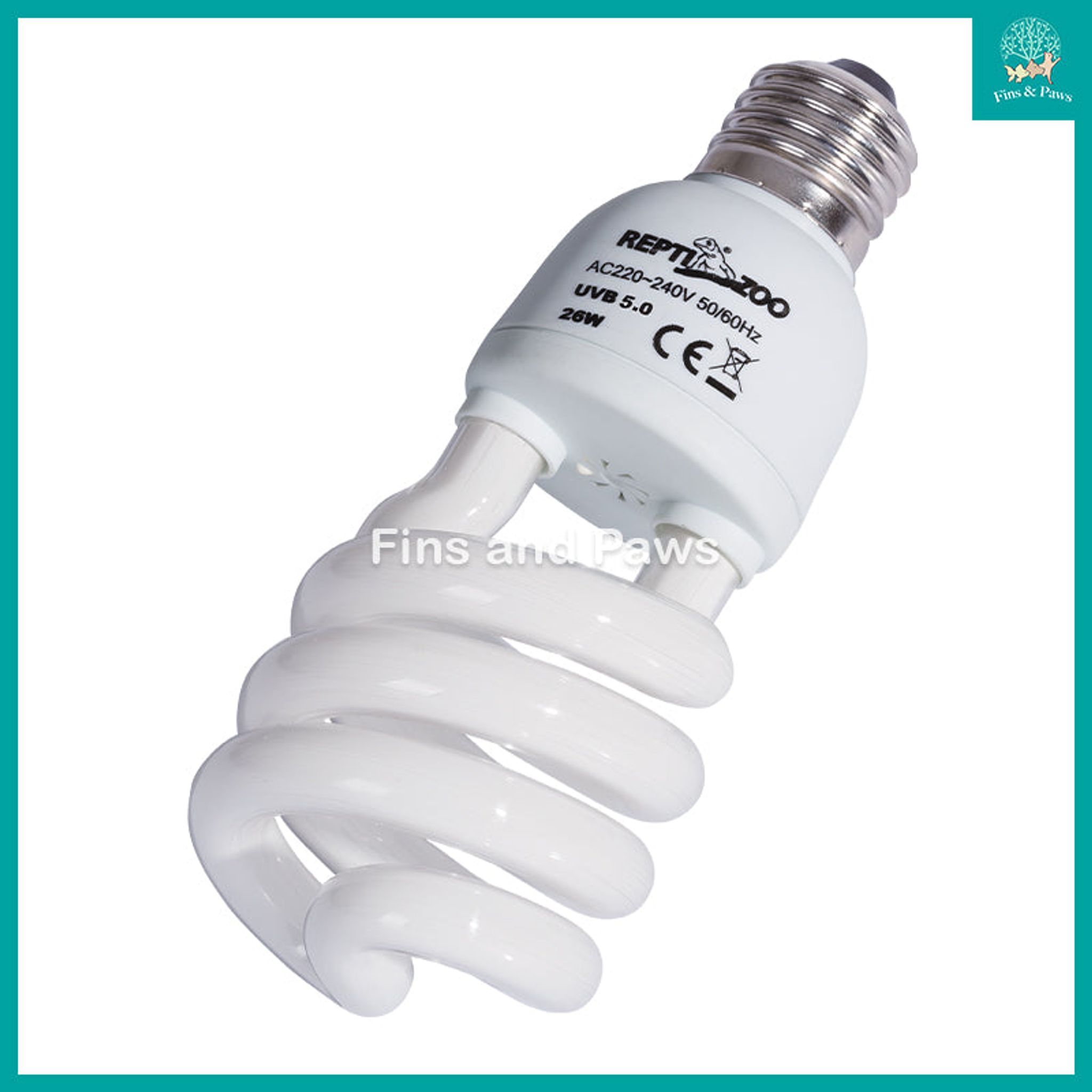 [ReptiZoo] Tropical Fluorescent Reptile Lamp UVA and UVB 5.0 15w / 26w