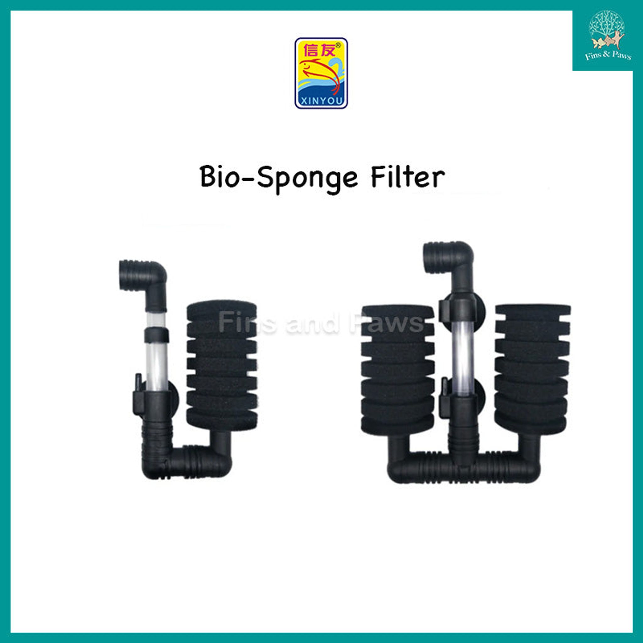 [XinYou] Aquarium Bio-Sponge Filter for Beneficial Bacteria suitable for Shrimps, Betta, Discus, Baby Fish etc