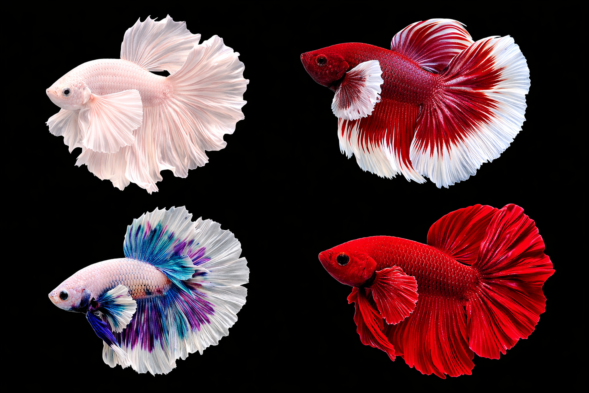 Dumbo halfmoon betta male 4-5cm