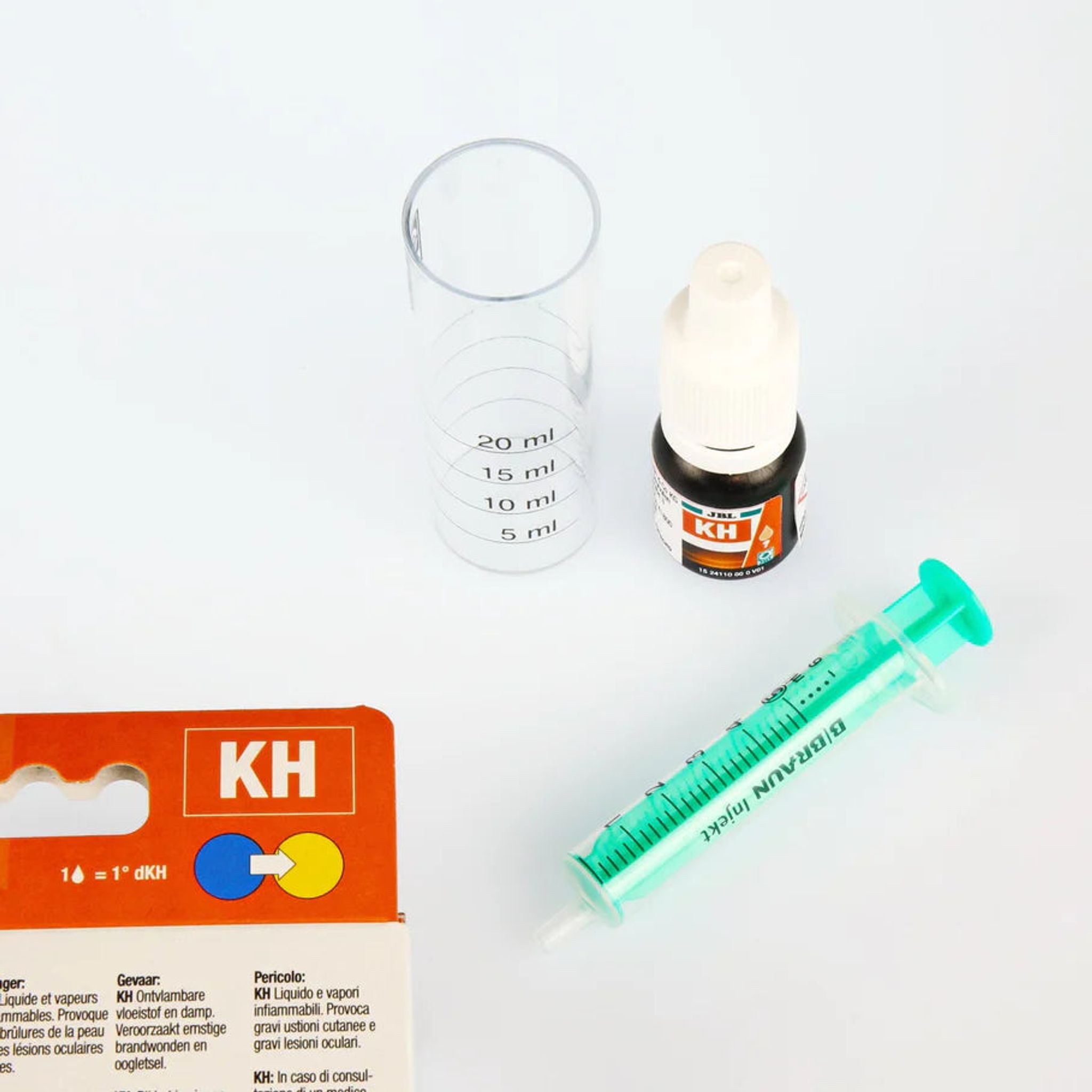 JBL ProAqua KH Test Kit: Accurate Carbonate Hardness for Aquariums & Ponds