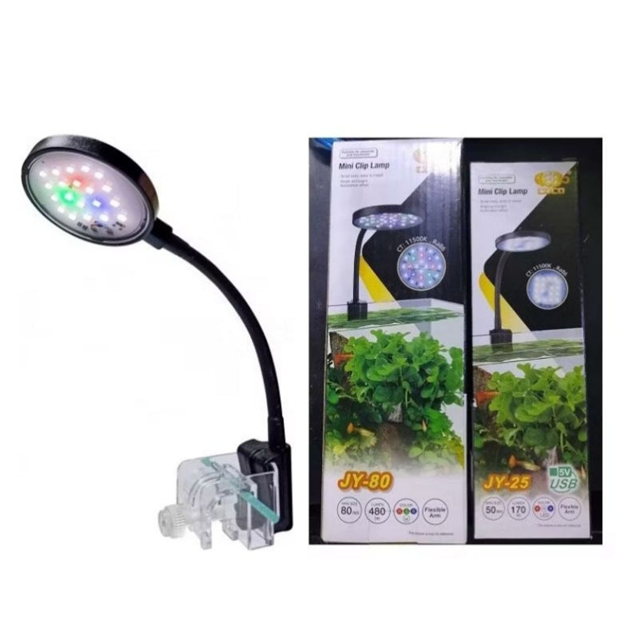 Coco Mini Clip Lamp For Aquarium JY-80