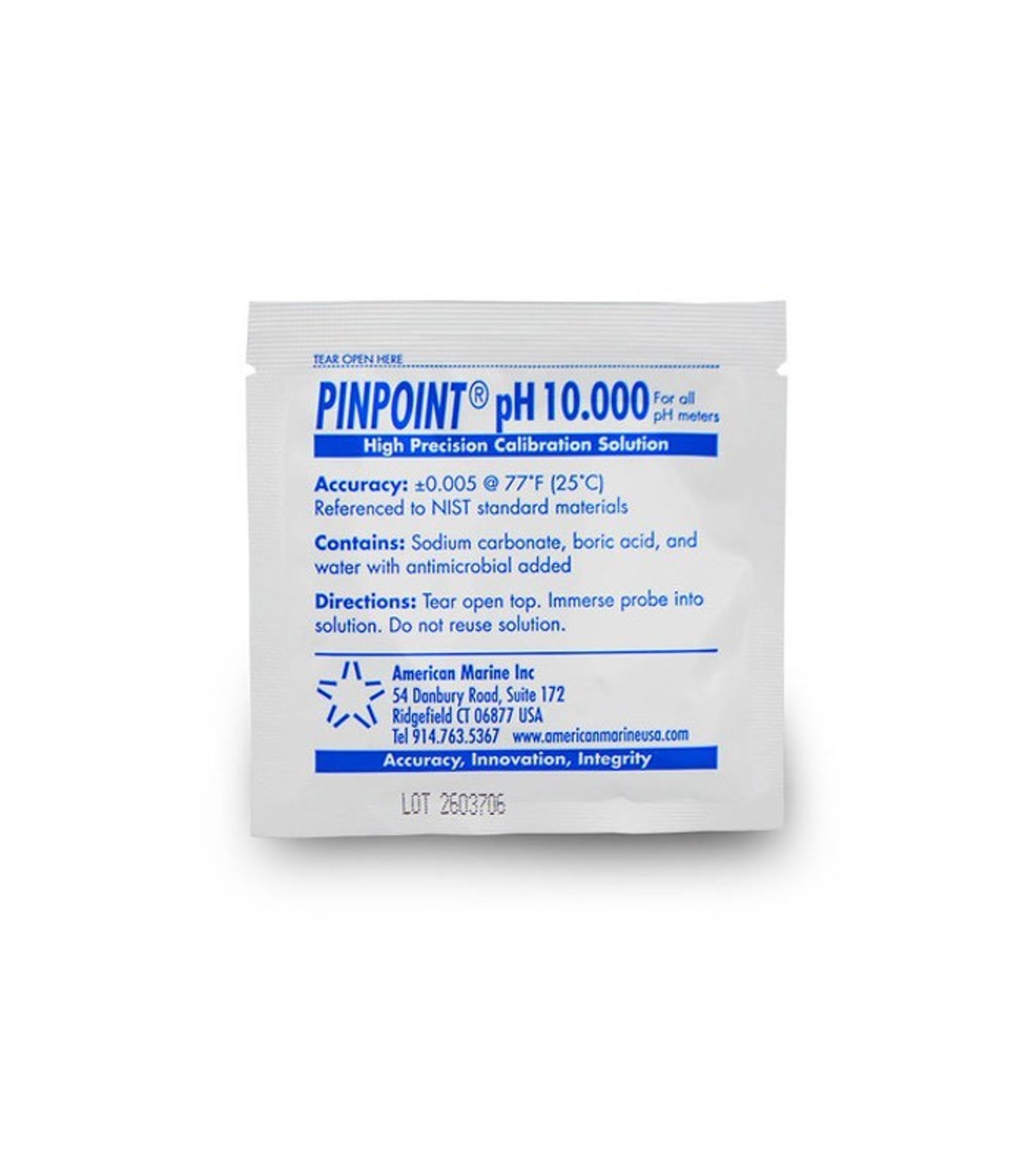 American Marine PINPOINT pH 10.000 Calibration Fluid