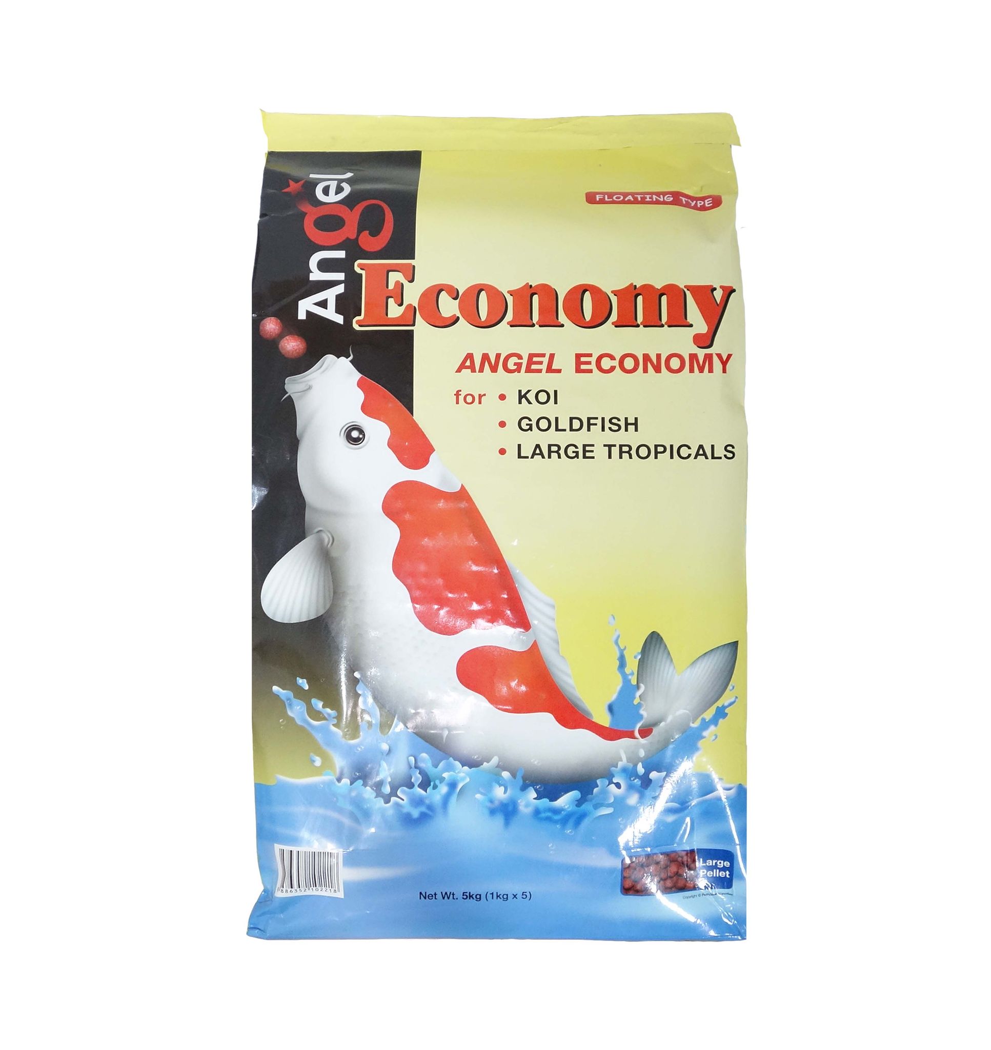Angel Aquatic Delights Fish Food 5KG Size L Floating Pellet