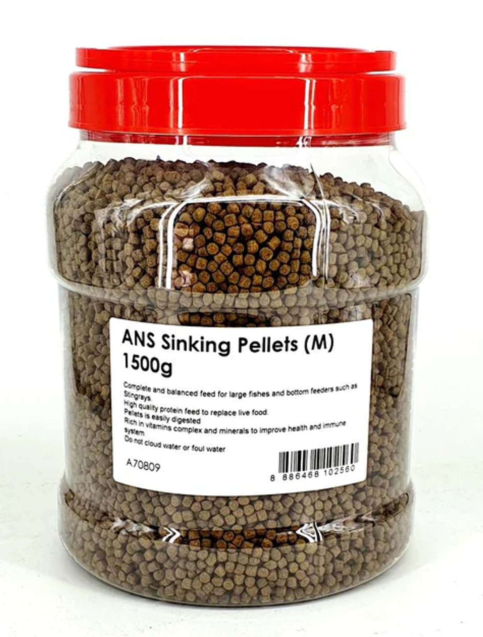 ANS Sinking Pellet (M) 1500g #A70809