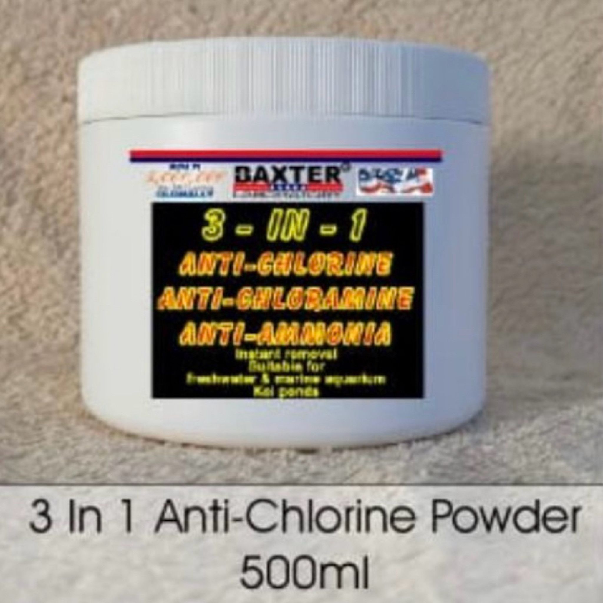 BAXTER Anti-Chlorine 3-in-1 Powder 500ml