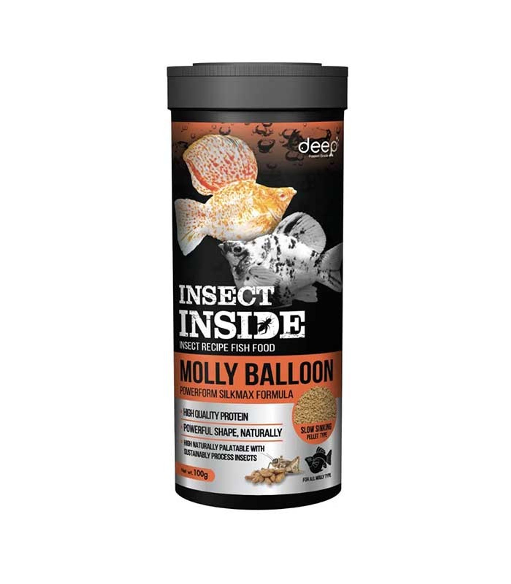 DEEP Molly Balloon Powerform Silkmax Formula Pellet 100g (PCN52925)