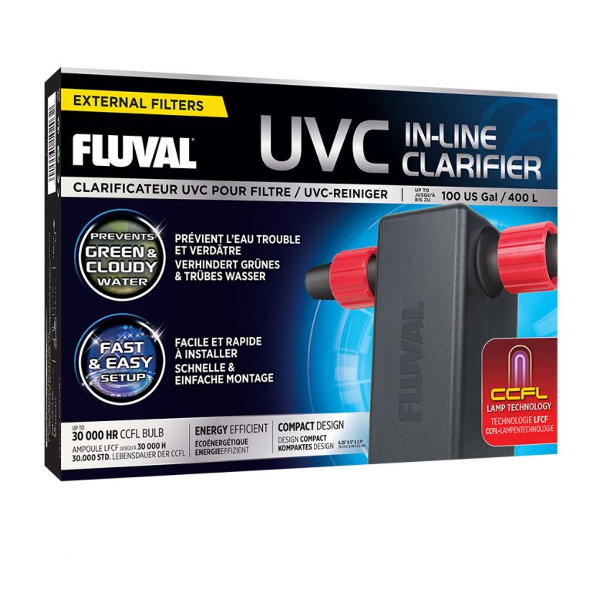 FLUVAL UVC IN-LINE WATER CLARIFIER (A203)