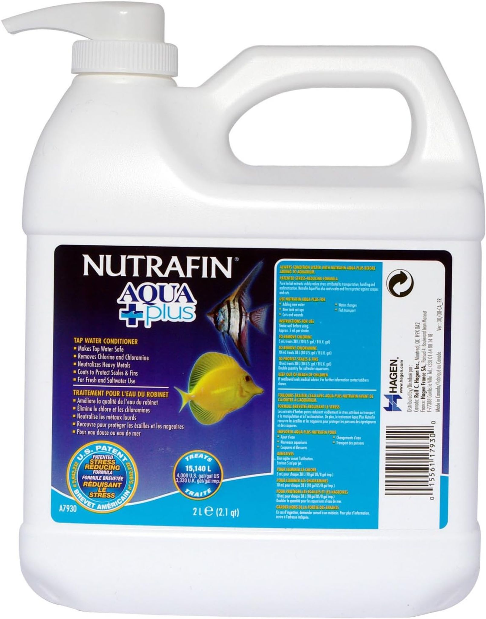 HAGEN Nutrafin Aqua Plus Water Conditioner 2L