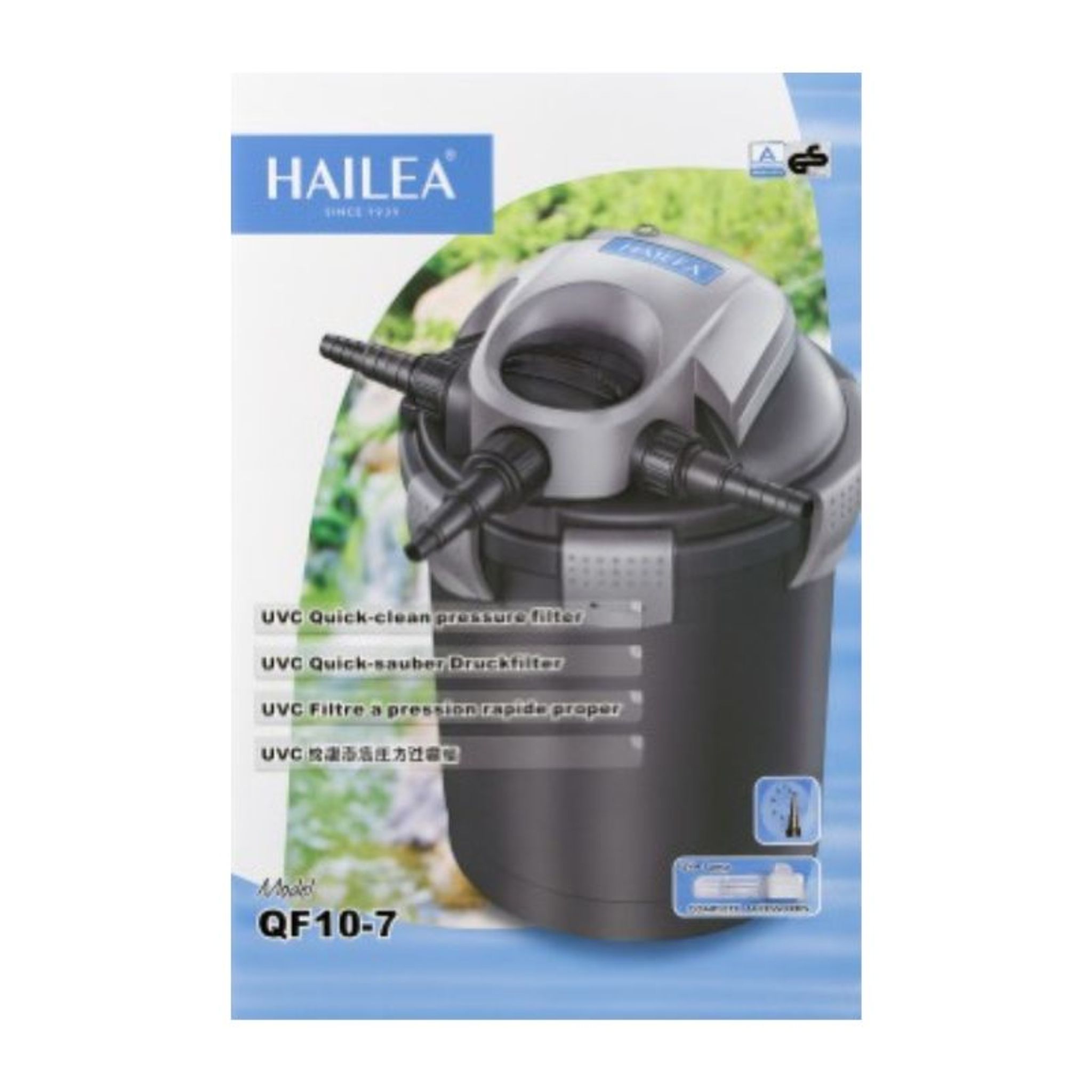 Hailea QF Series QF10-7w Pond Pressure filter with UVC