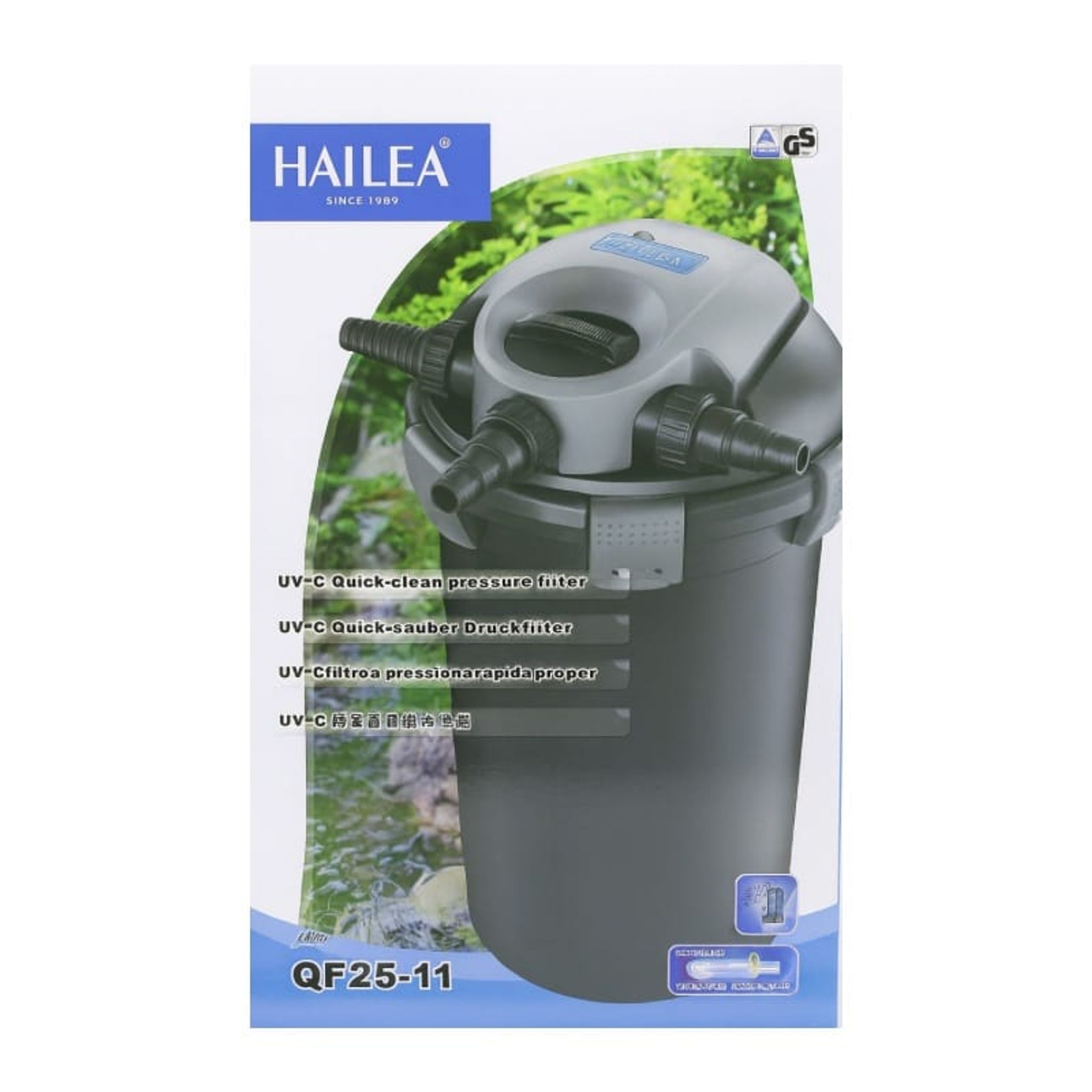 Hailea QF Series QF25-11w Pond Pressure filter with UVC