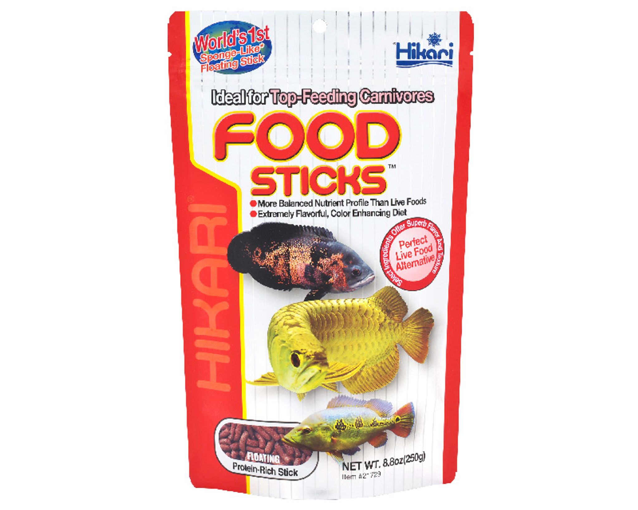 HIKARI AROWANA FOOD STICKS 250g