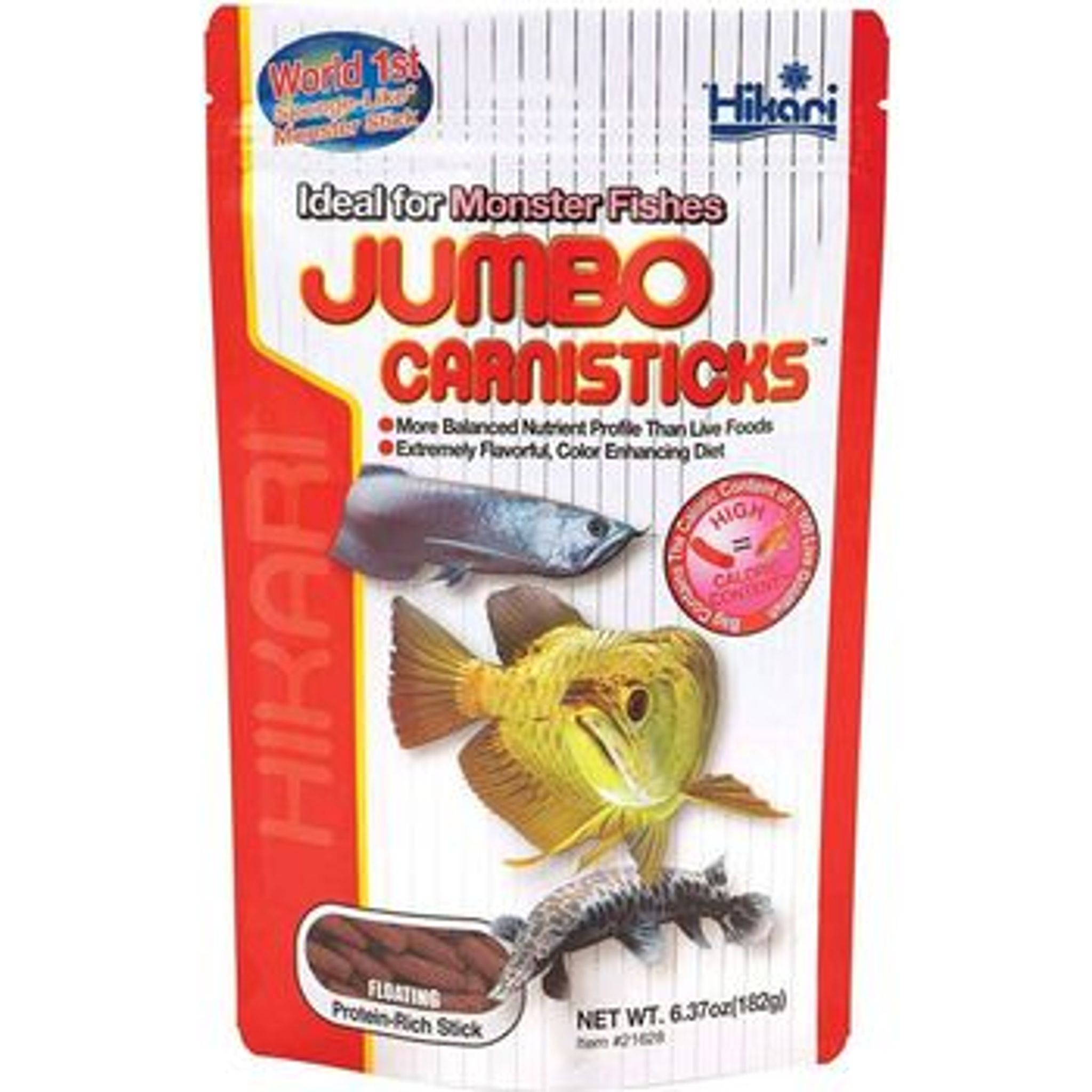 Hikari Jumbo Carnisticks Monster Top Feeding Diet 182g