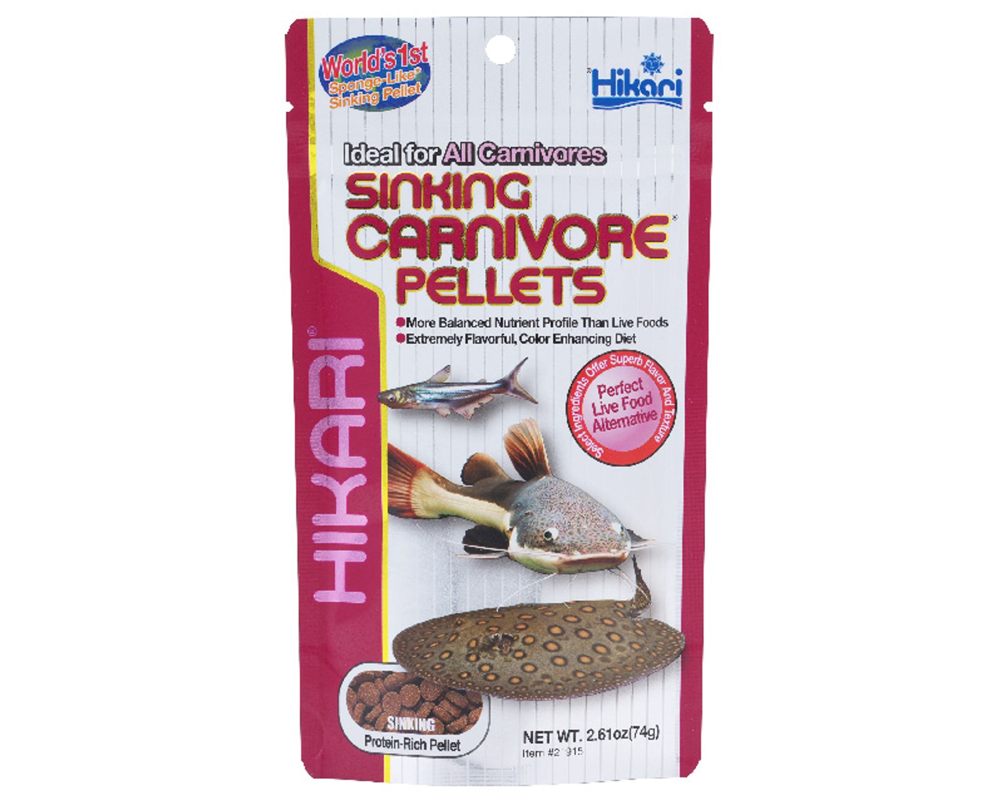 HIKARI Tropical SINKING CARNIVORE PELLETS 74g #21915
