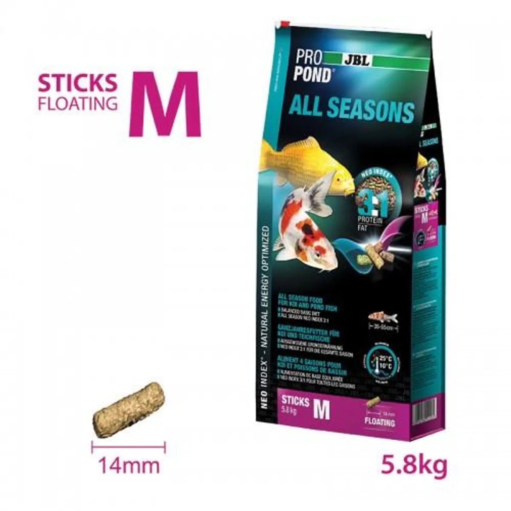 JBL Pro Pond All Seasons Sticks 5.8kg - M J50106