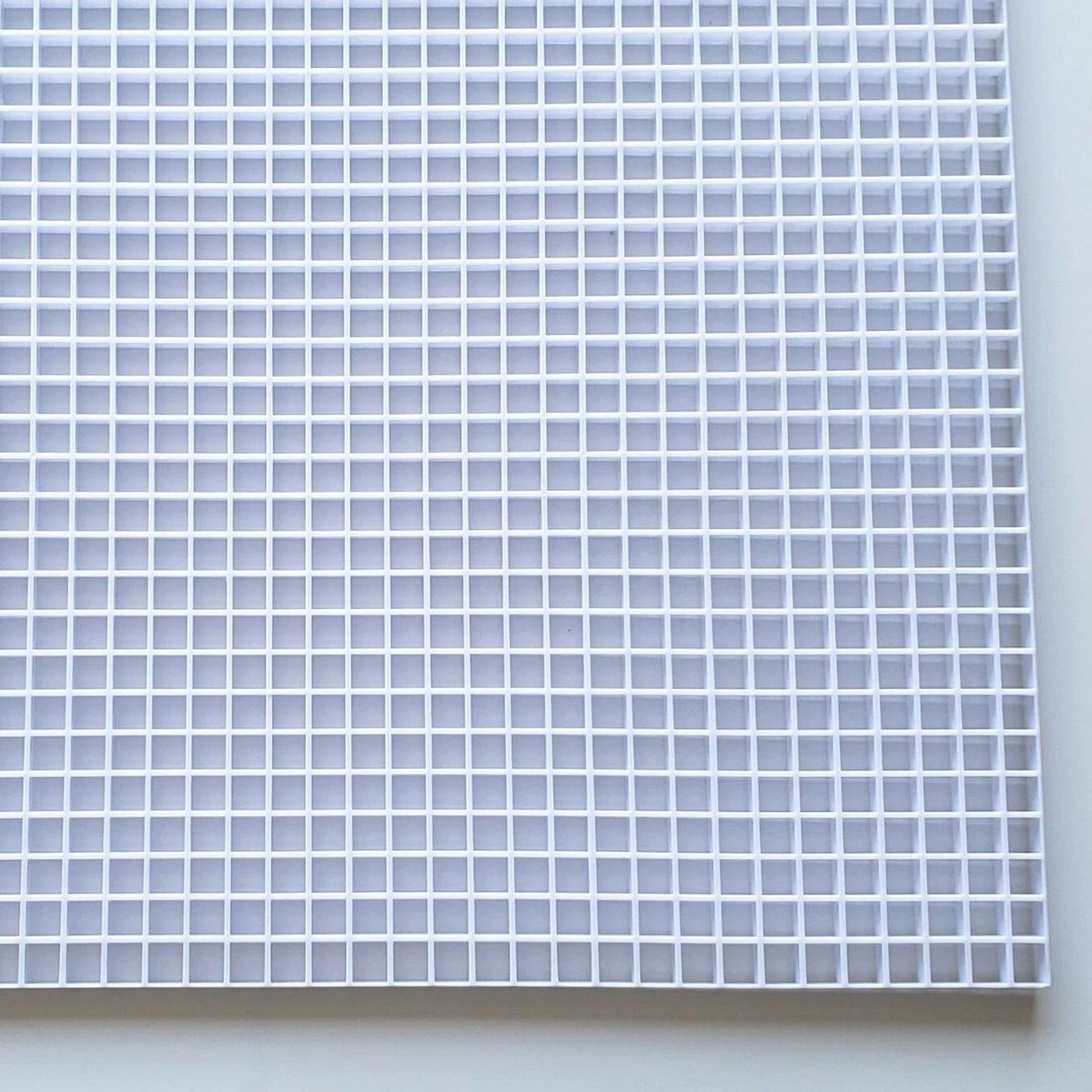 NF Plastic eggcrate filter grilles White 120 x 60cm