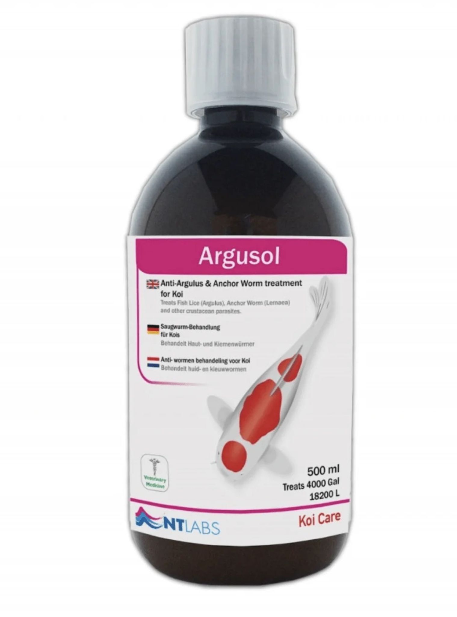 NT LABS Koi Care Argusol 500ml remove lice NT215