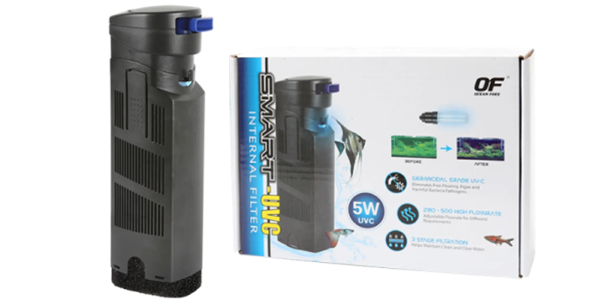 OF SMART FILTER UVC 9w IF0125 INTERNAL FILTER