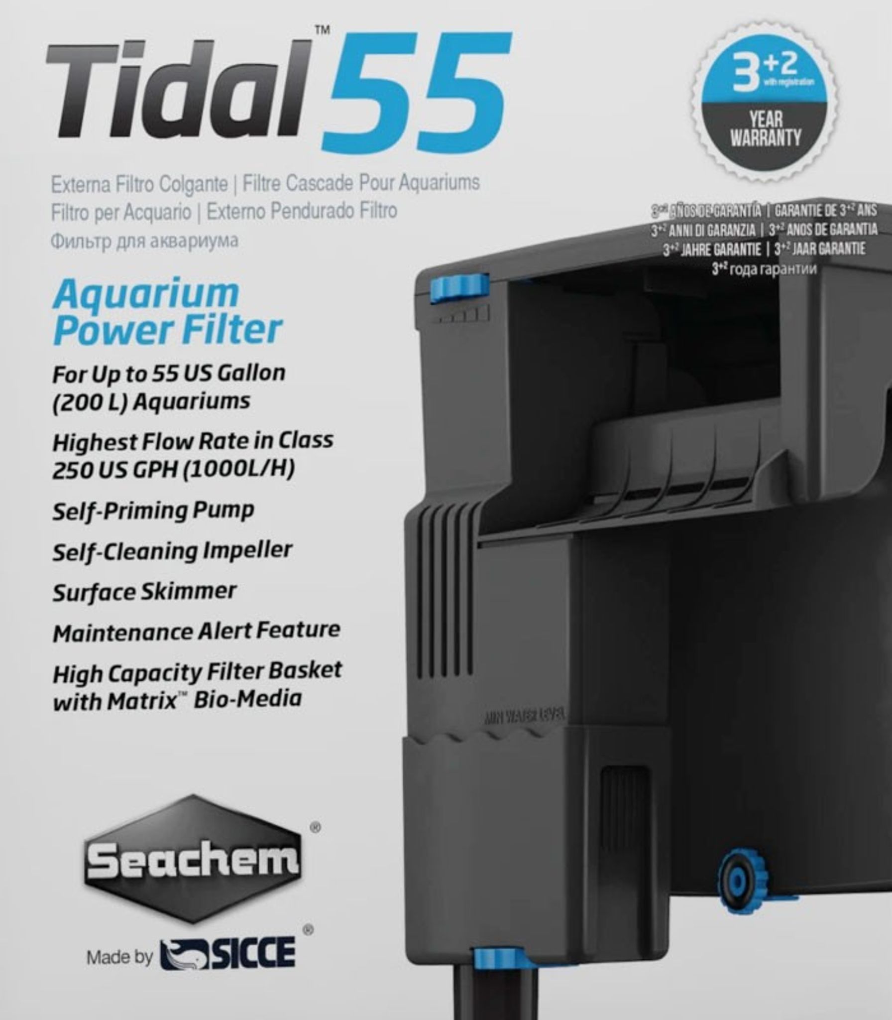 Seachem Tidal™ 55 Power Filters