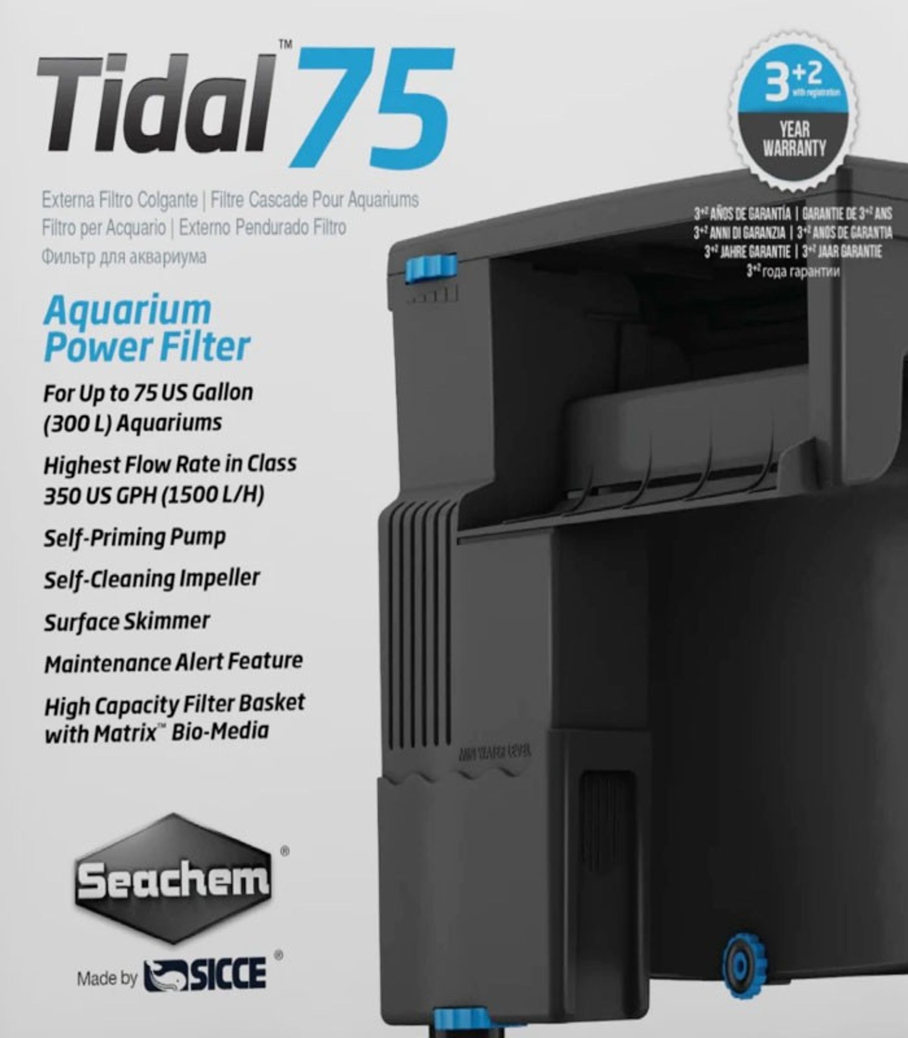 Seachem Tidal™ 75 Power Filters