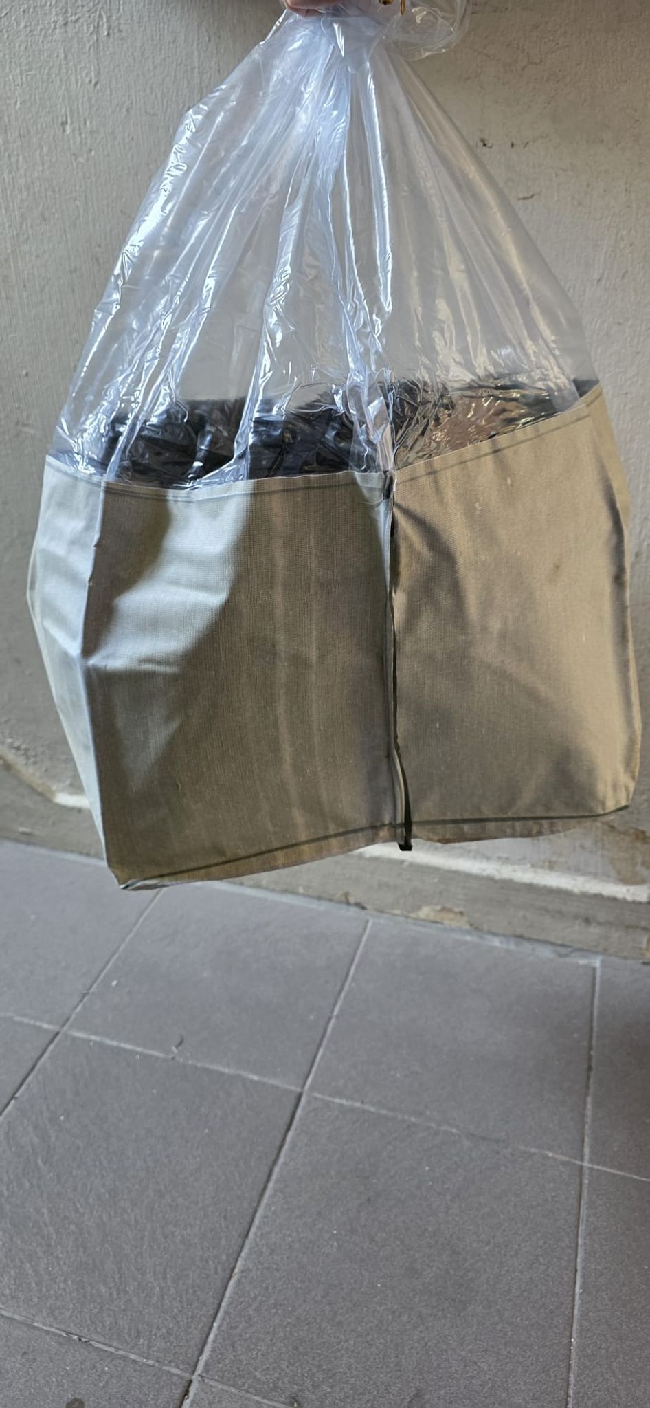 Thick Extra Large Canvas Live Fish Bag Shrimp Bag/Strong Durable