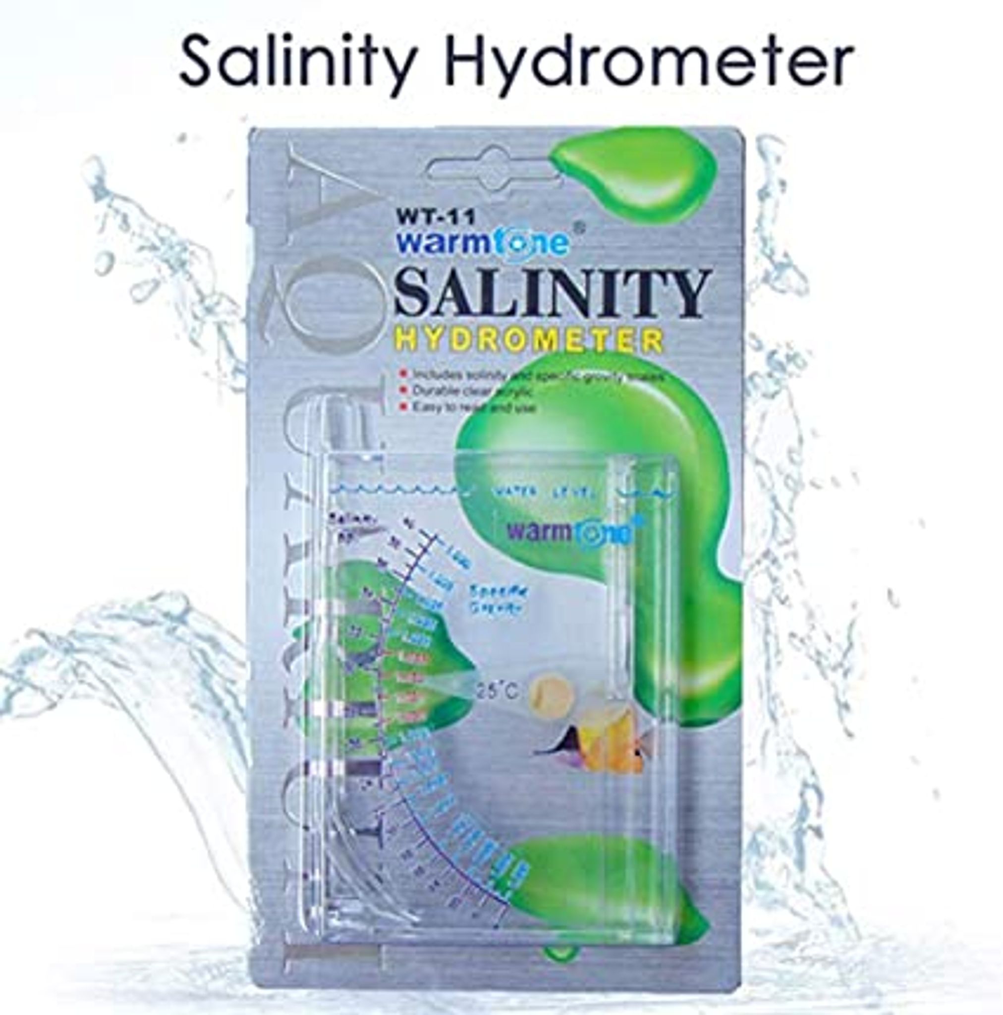 Yinsheng Warmtone WT-11 Hydrometer (measure salinity)