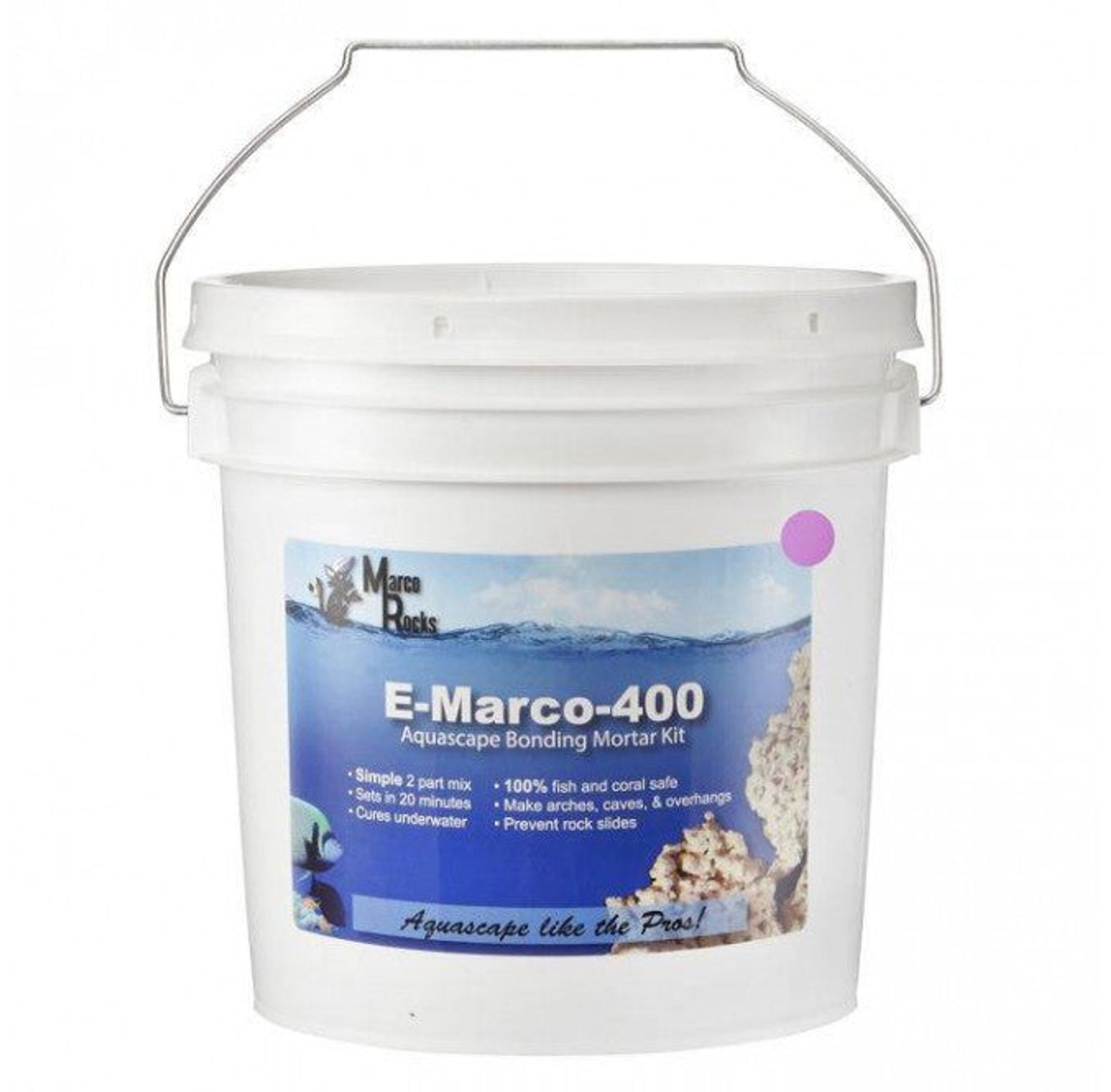 MarcoRocks E-Marco-400 Aquascaping Mortar Complete Kit - 5lbs Grey