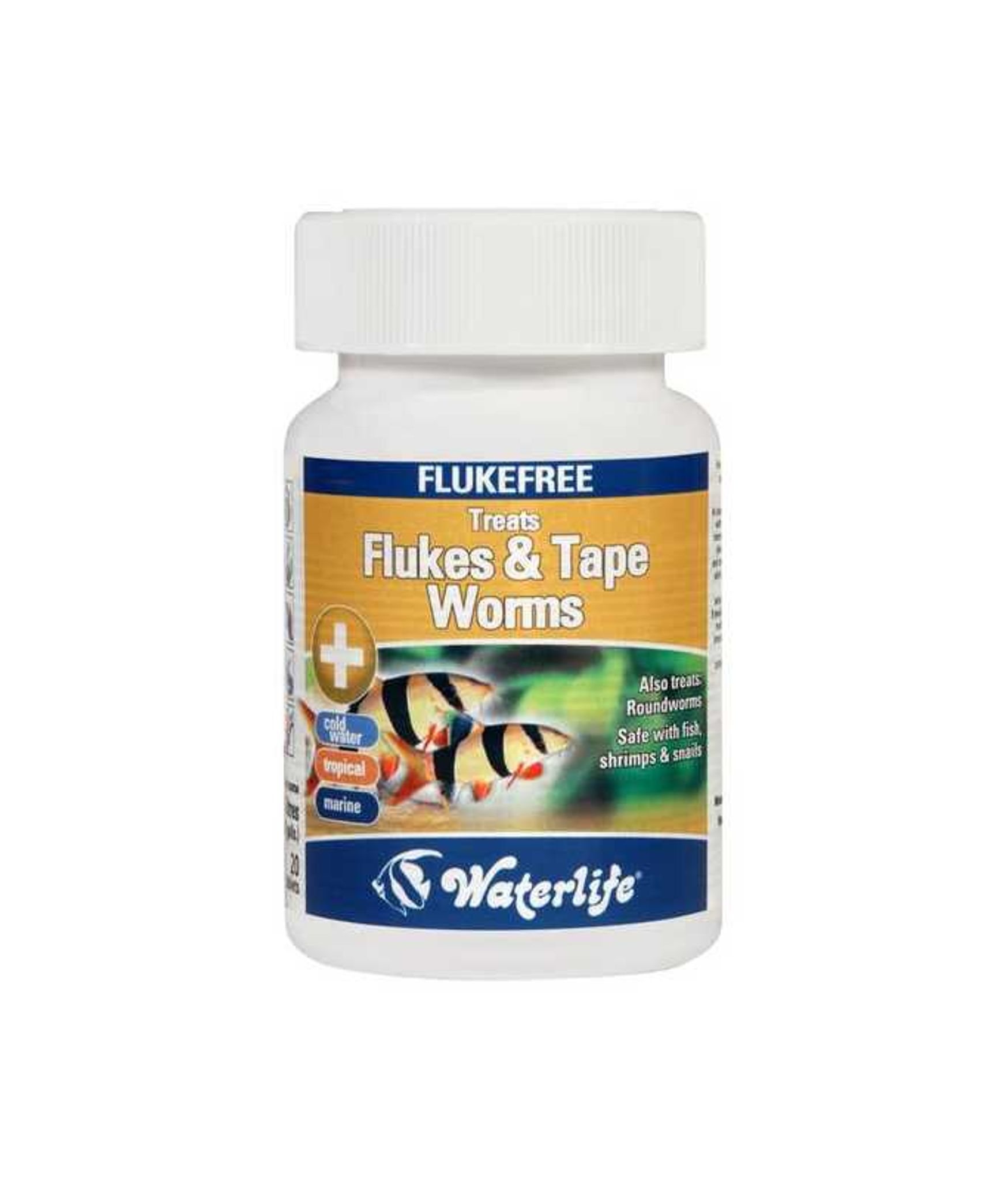 Waterlife Flukefree Treats Flukes & Tape Worms