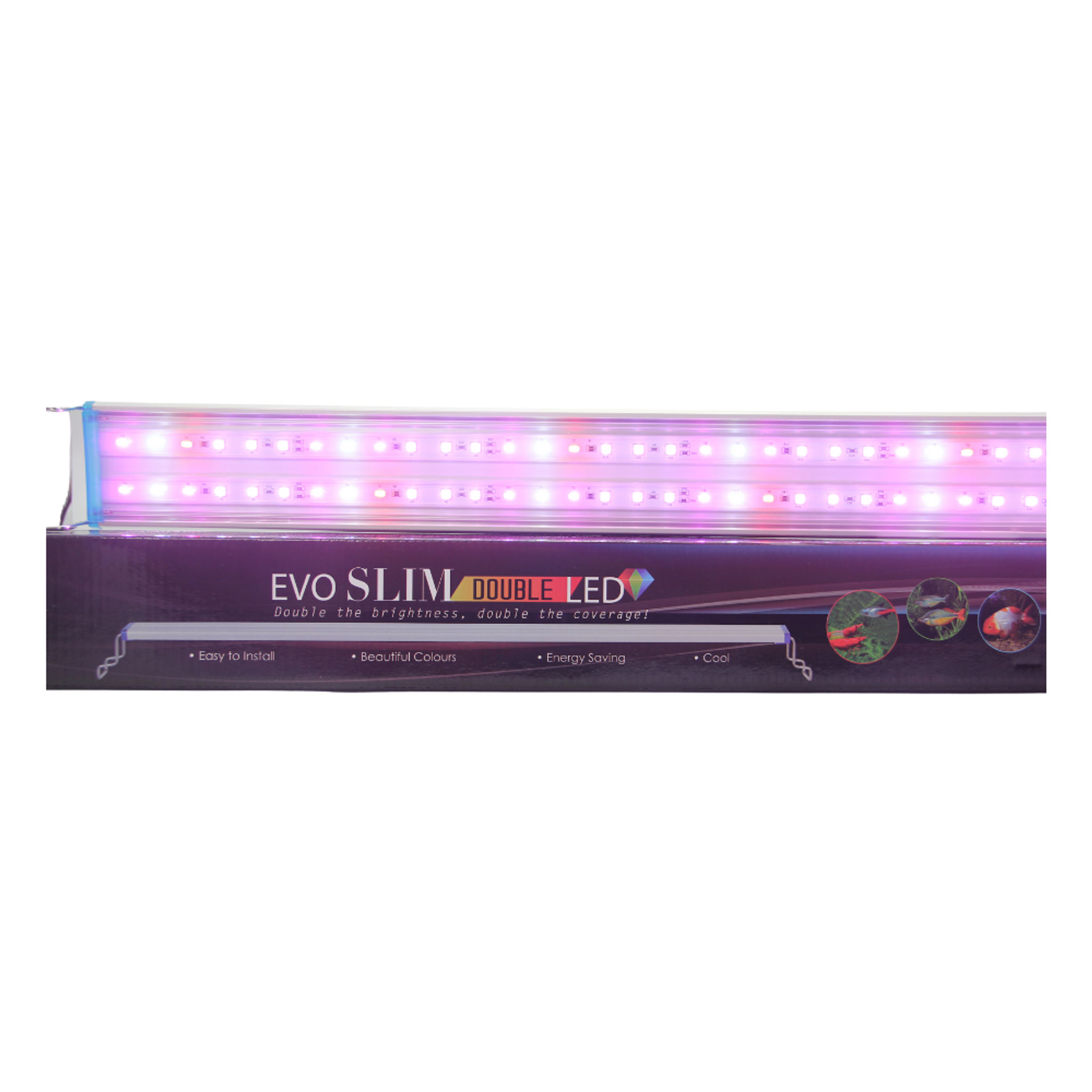 Aqua Zonic Evo Slim Led Double Tropical Red (Options Available)