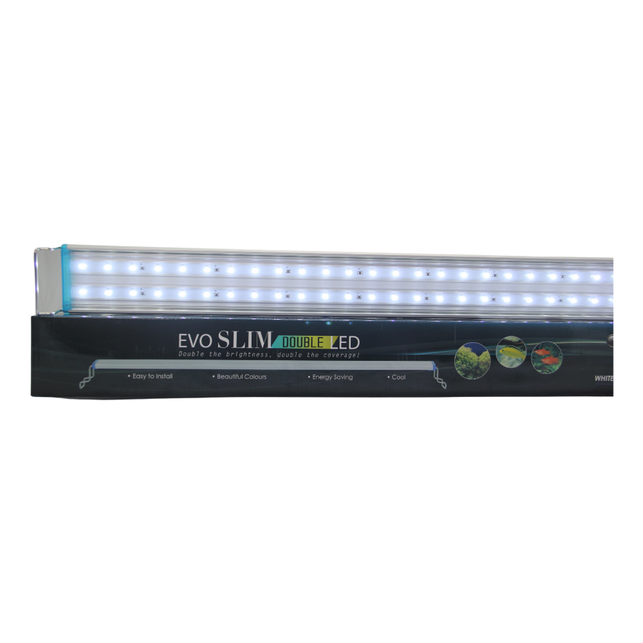 Aqua Zonic Evo Slim Led Double White (Options Available)