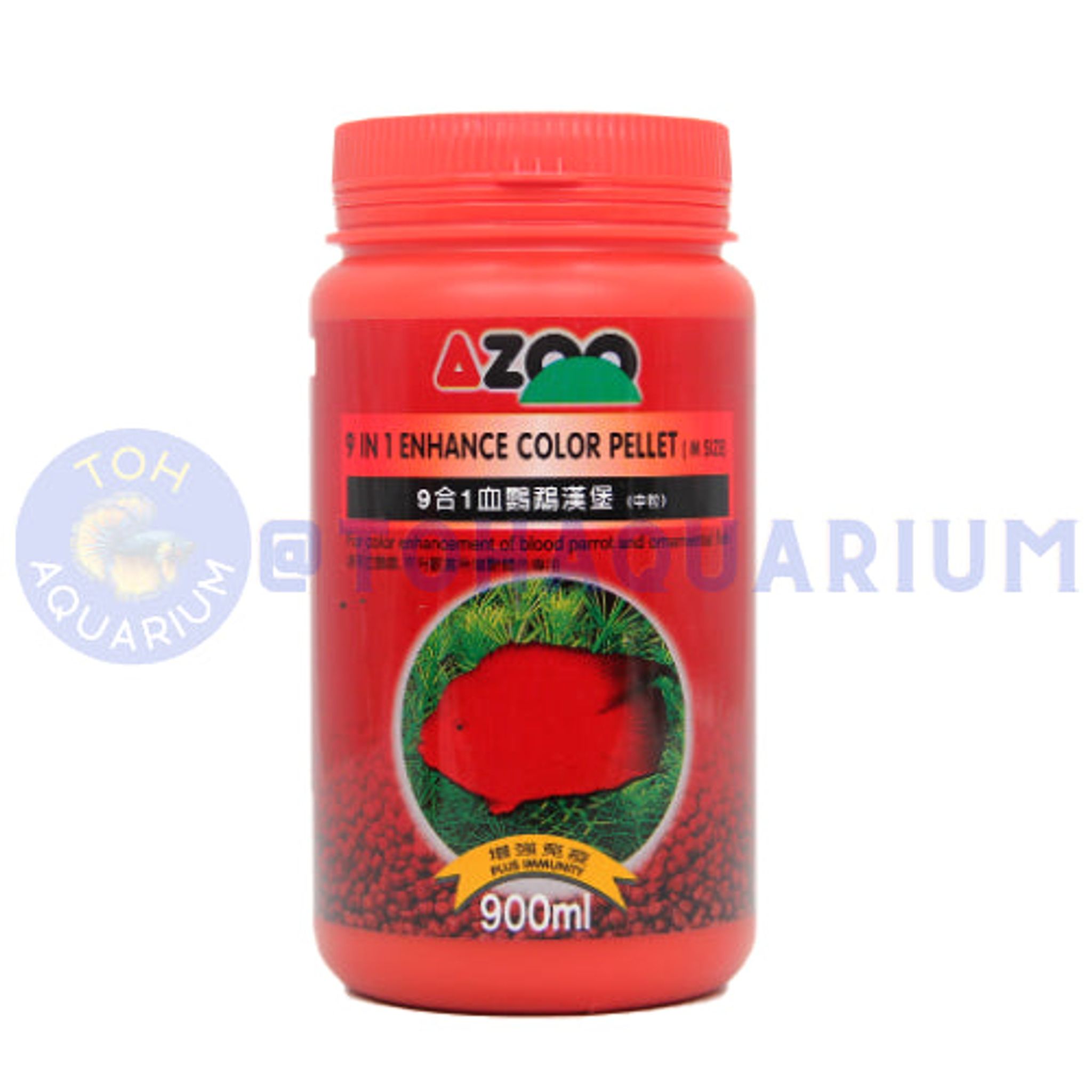 Azoo 9 in 1 Enhance Colour Parrot Fish Pellet (Options Available)