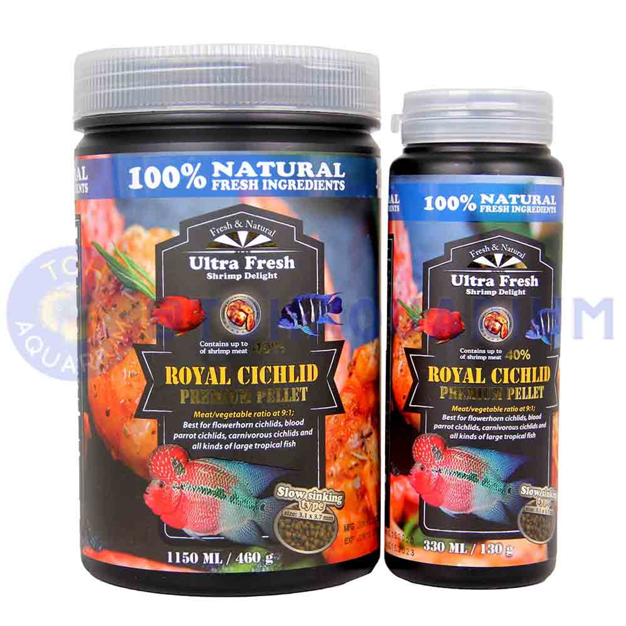 Azoo Royal Cichlid Premium Sinking Pellet (Options Available)