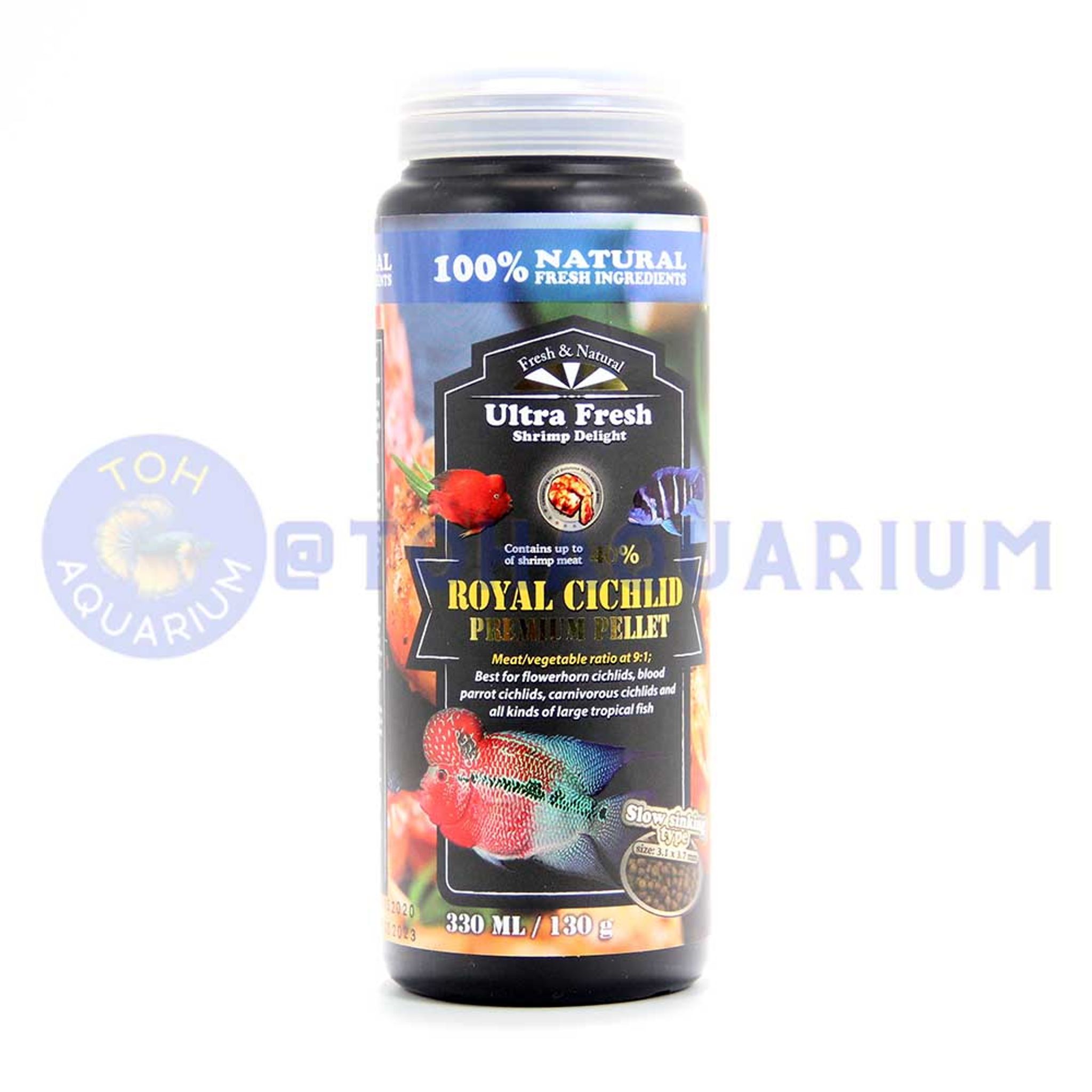Azoo Royal Cichlid Premium Sinking Pellet (Options Available)