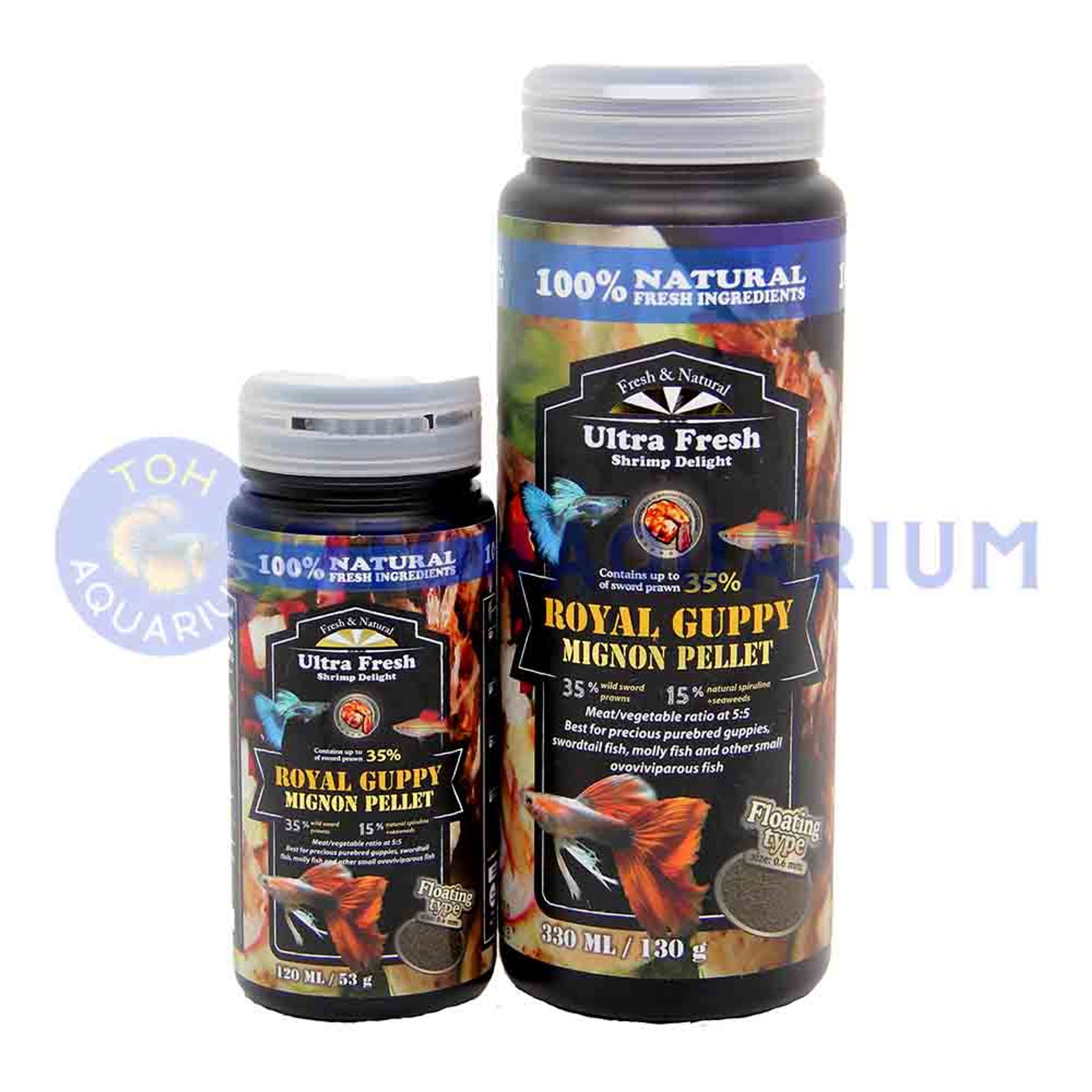Azoo Royal Guppy Mignon Pellet (Options Available)