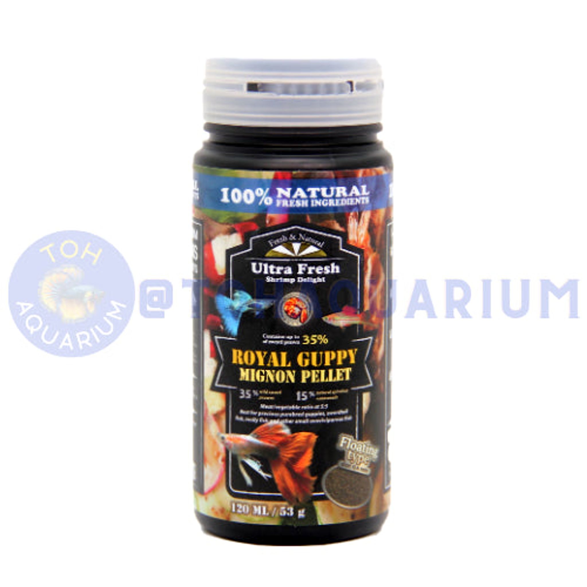 Azoo Royal Guppy Mignon Pellet (Options Available)